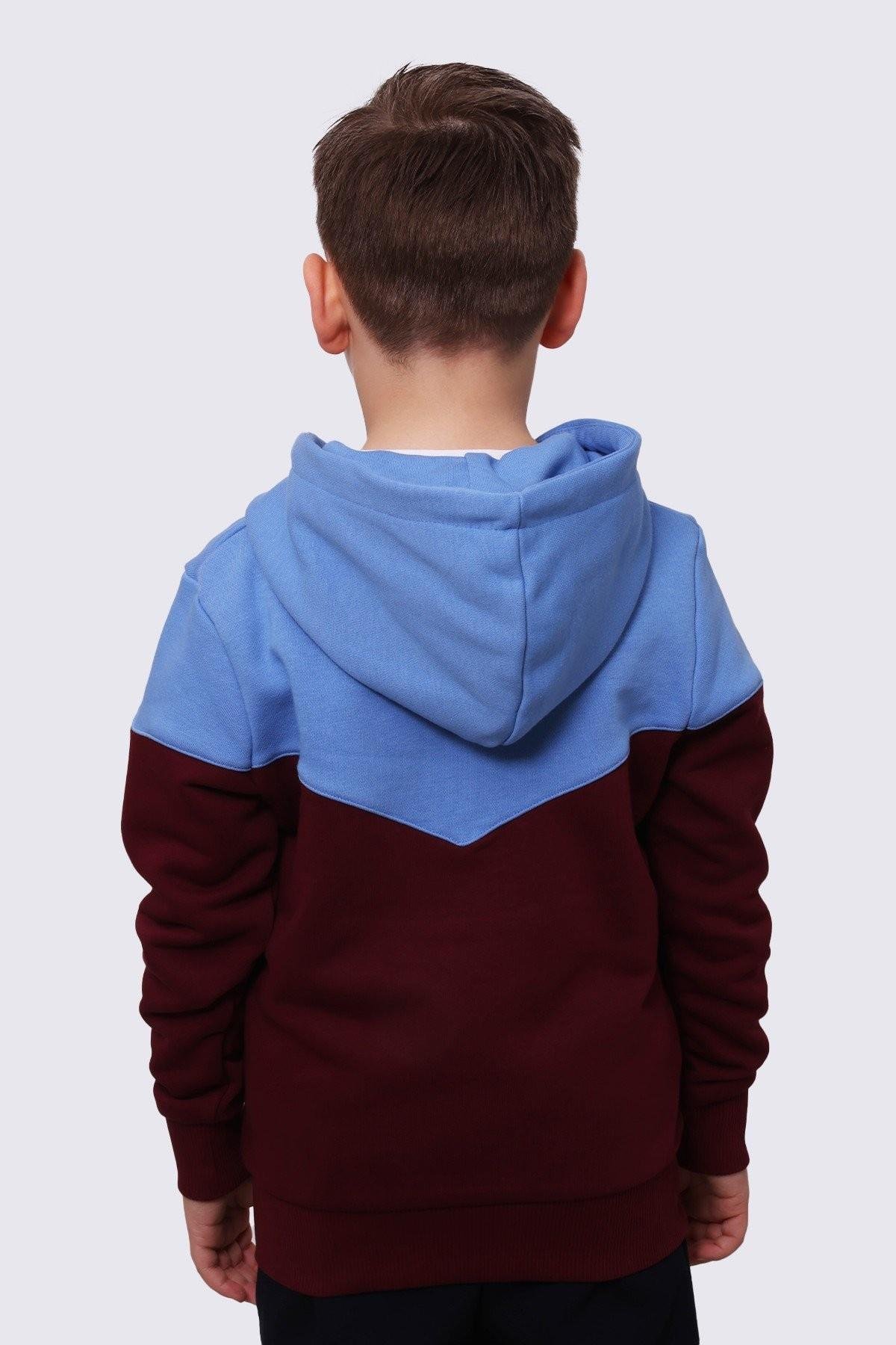 Sweat Retro Victory Desen  Kapşonlu