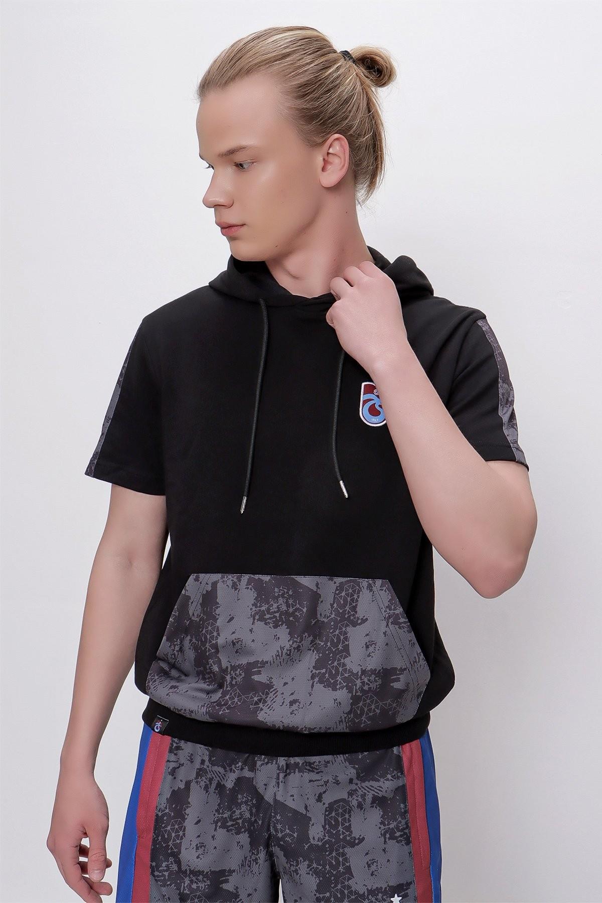 SWEATSHİRT YARIM KOLLU NAKIŞ LOGOLU