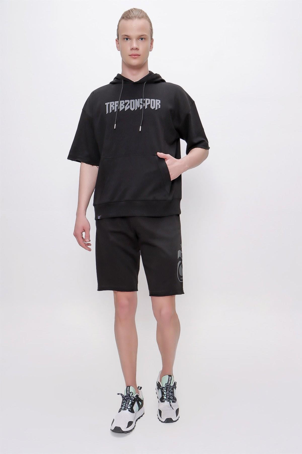 SWEATSHİRT YARIM KOLLU OVERSİZE