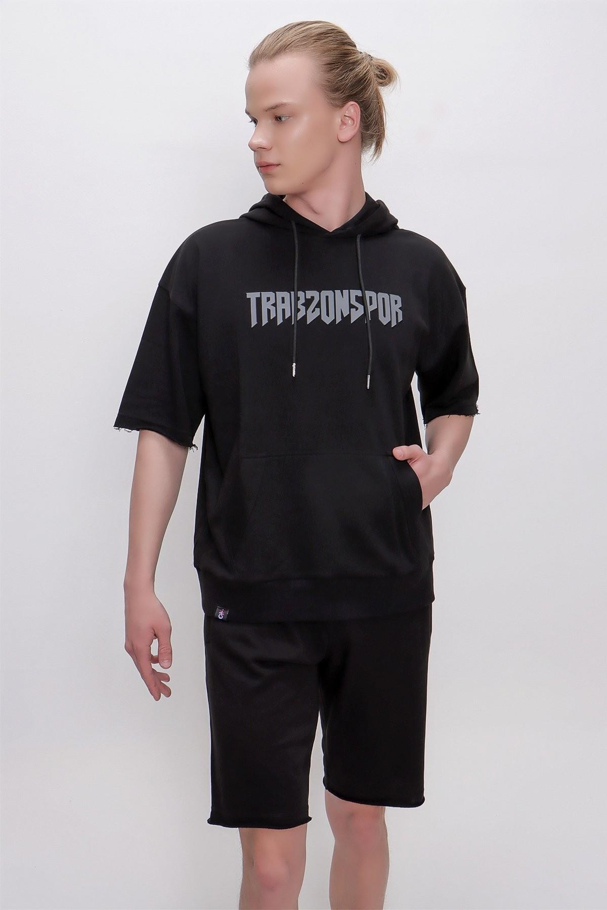 SWEATSHİRT YARIM KOLLU OVERSİZE