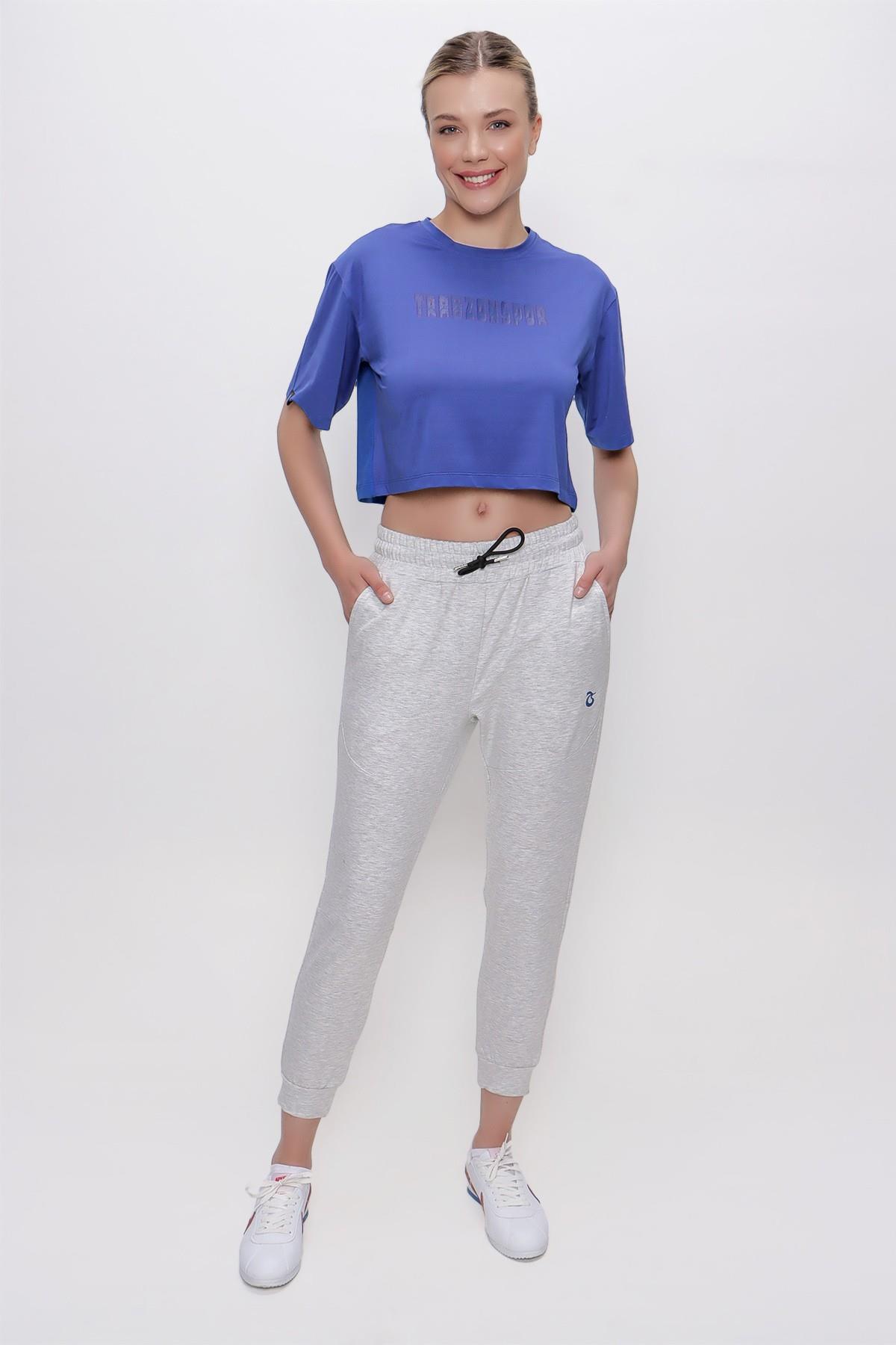 TSHİRT BİSİKLET YAKA CROP