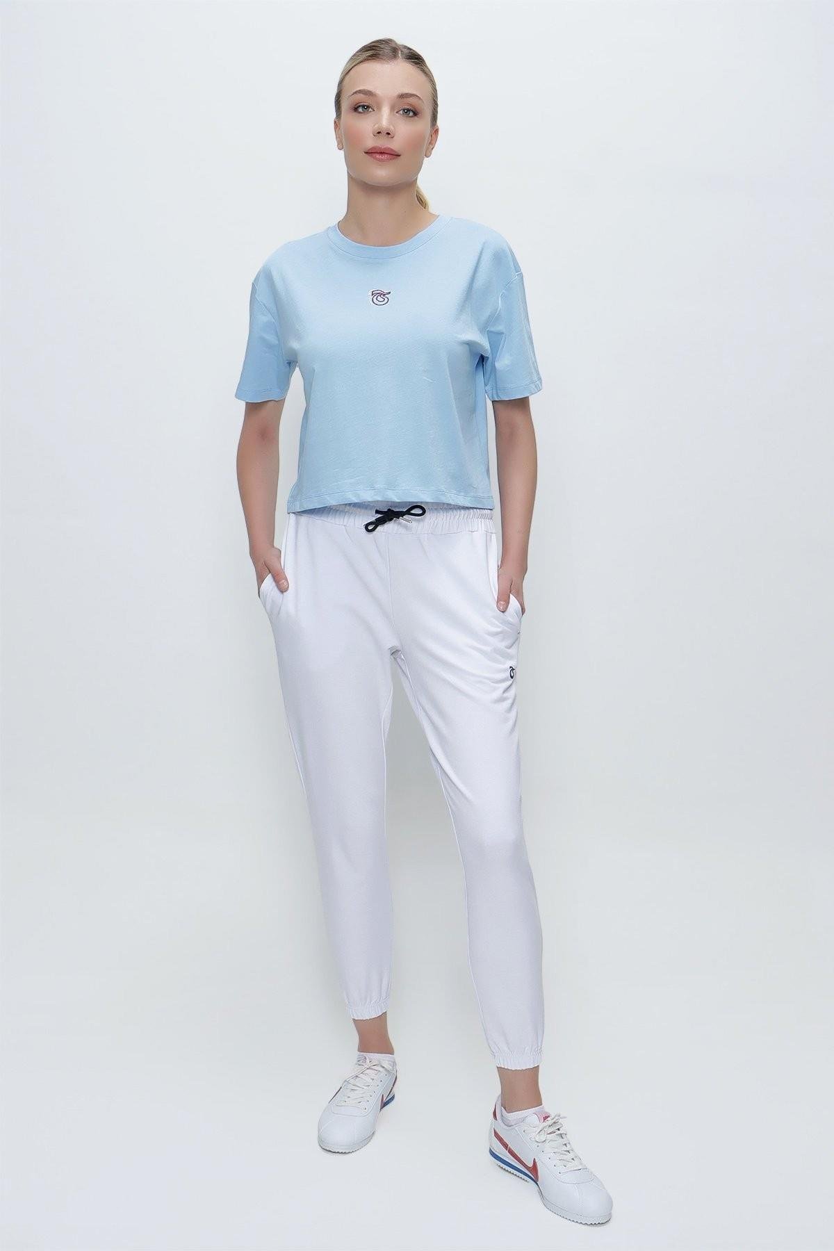 TSHİRT BİSİKLET YAKA CROP