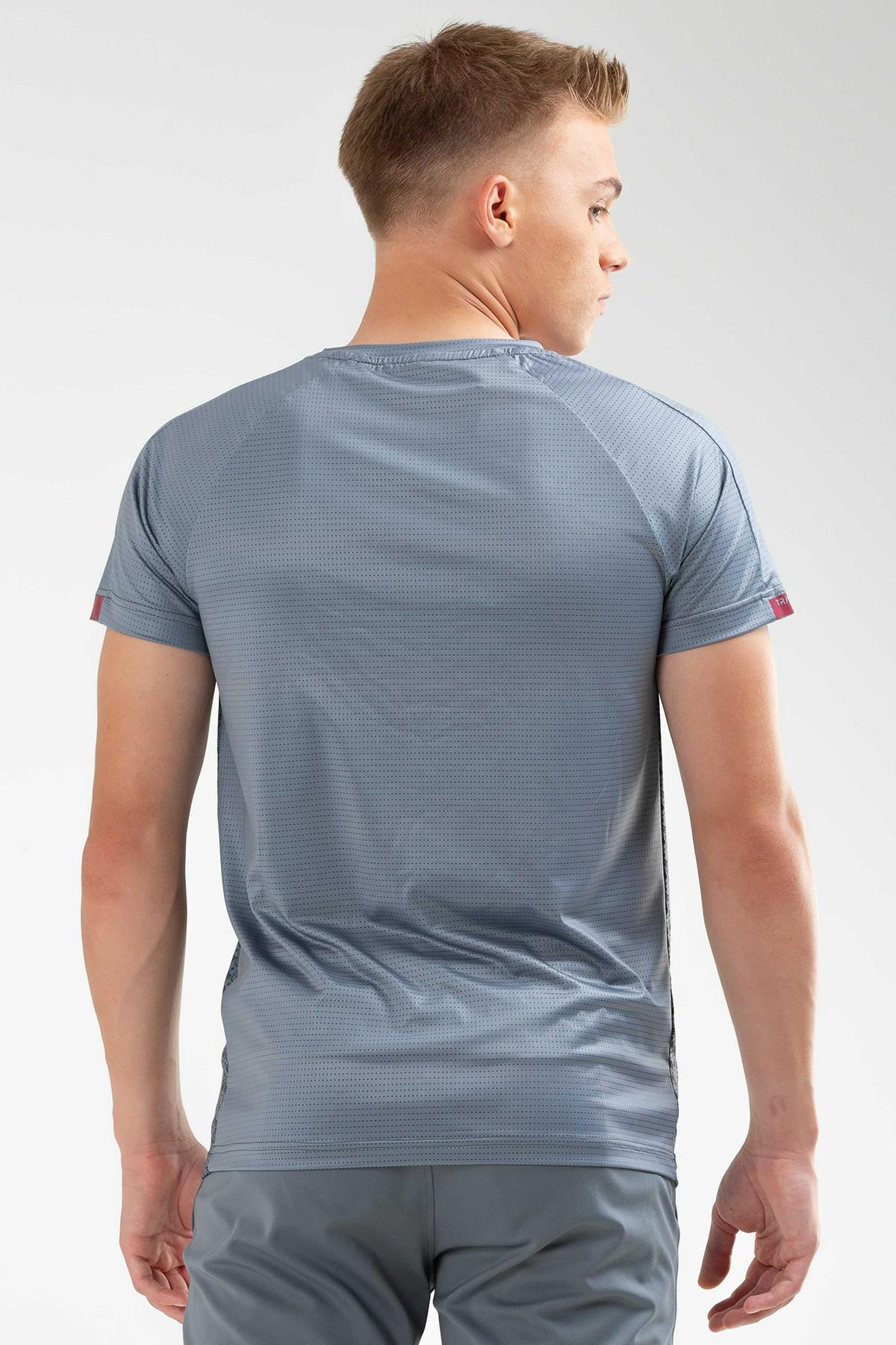 TSHİRT BİSİKLET YAKA GÖVDE SONSUZ LOGO BASKILI