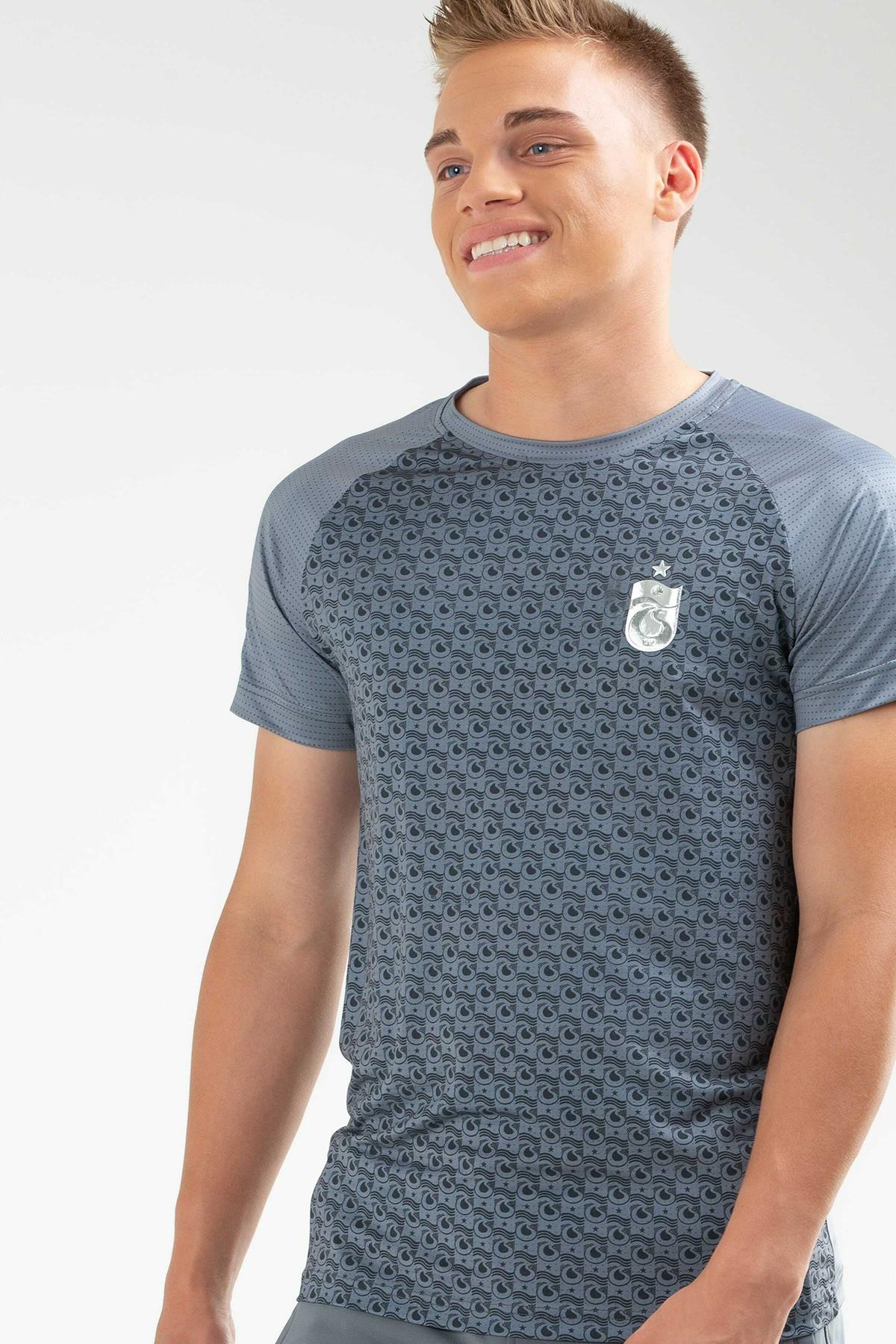 TSHİRT BİSİKLET YAKA GÖVDE SONSUZ LOGO BASKILI