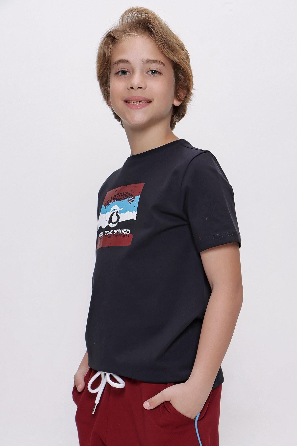 TSHİRT BİSİKLET YAKA LOGO TRABZONSPOR BASKILI