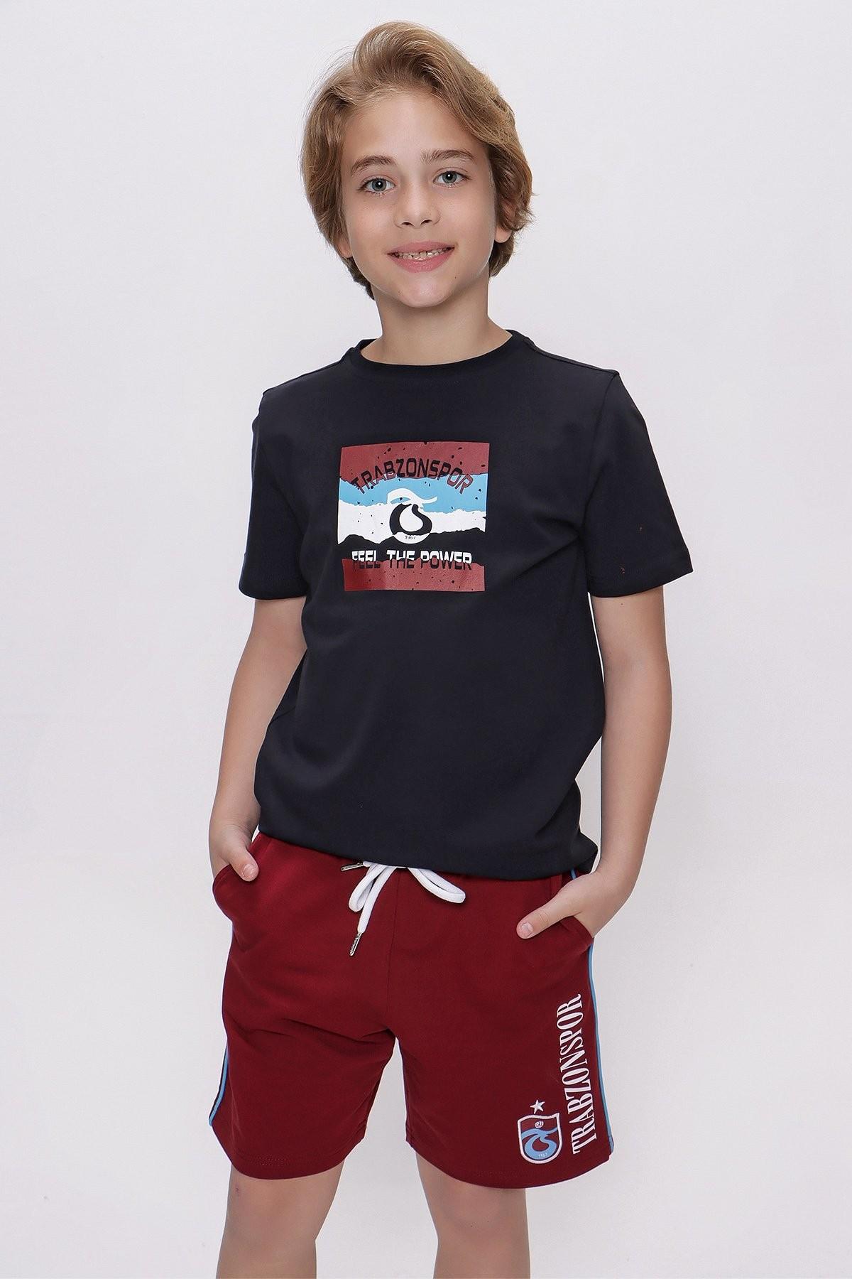 TSHİRT BİSİKLET YAKA LOGO TRABZONSPOR BASKILI