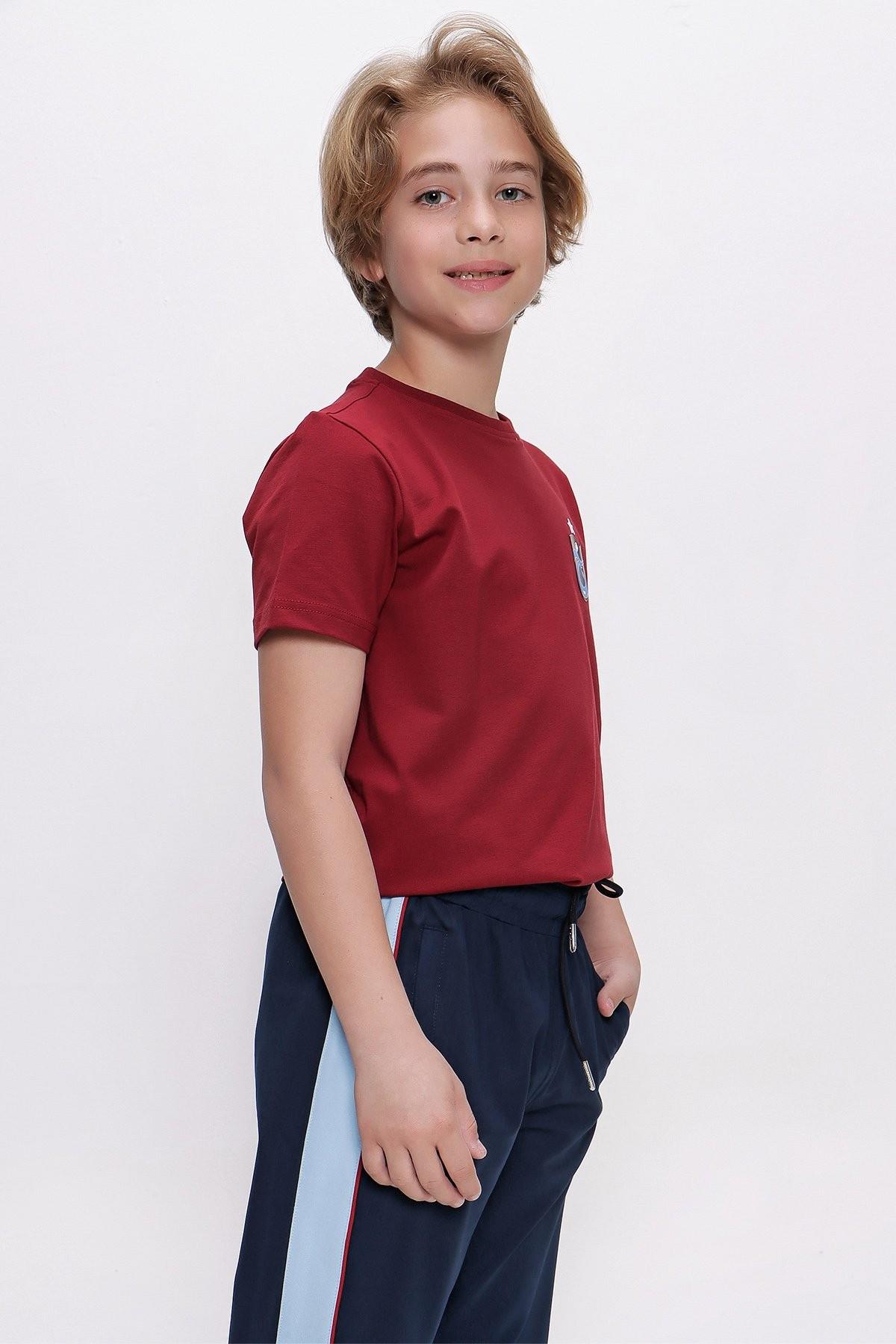 TSHİRT BİSİKLET YAKA LOGOLU