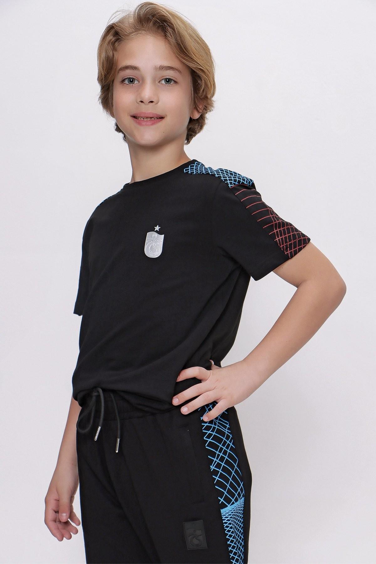 TSHİRT BİSİKLET YAKA OMUZ BİYE DETAYLI