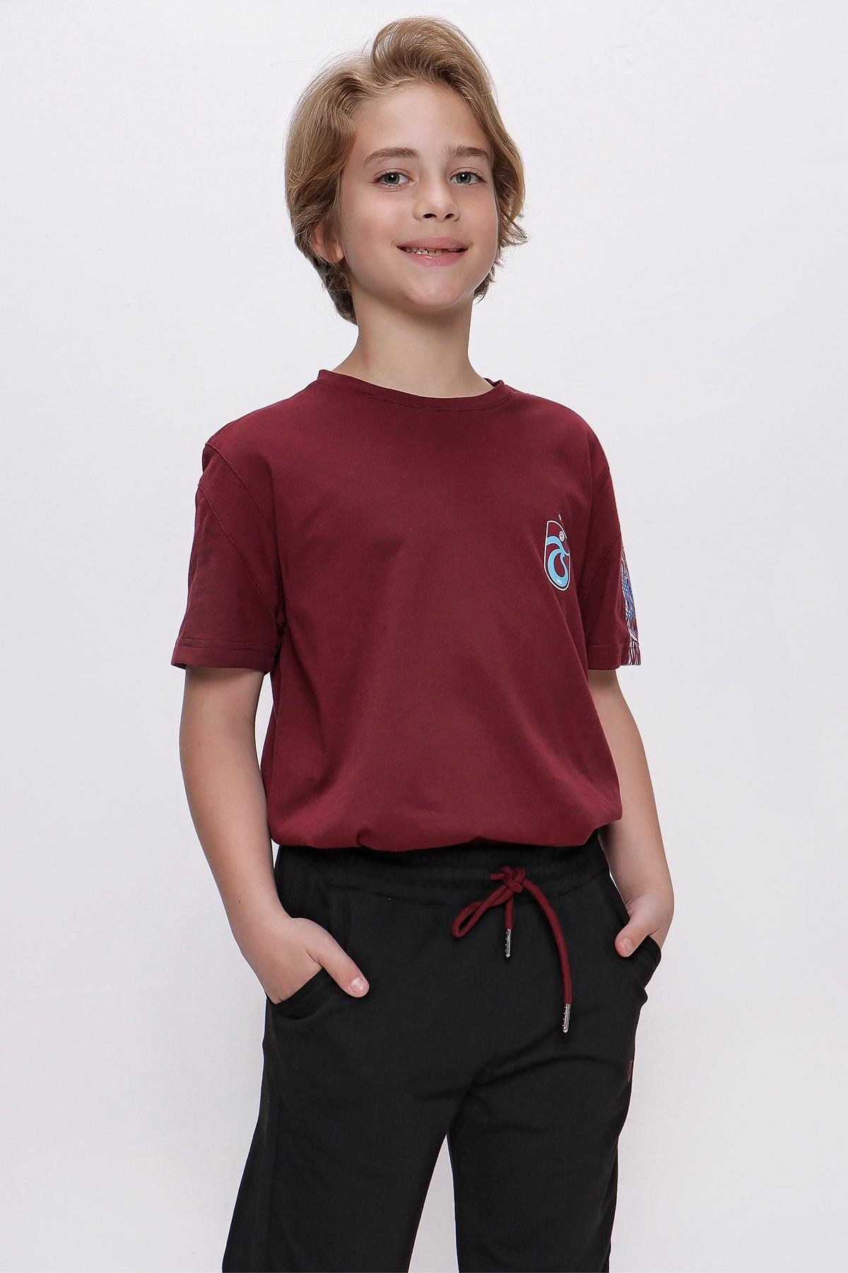 TSHİRT BİSİKLET YAKA OMUZ VE KOL PARÇA DETAYLI