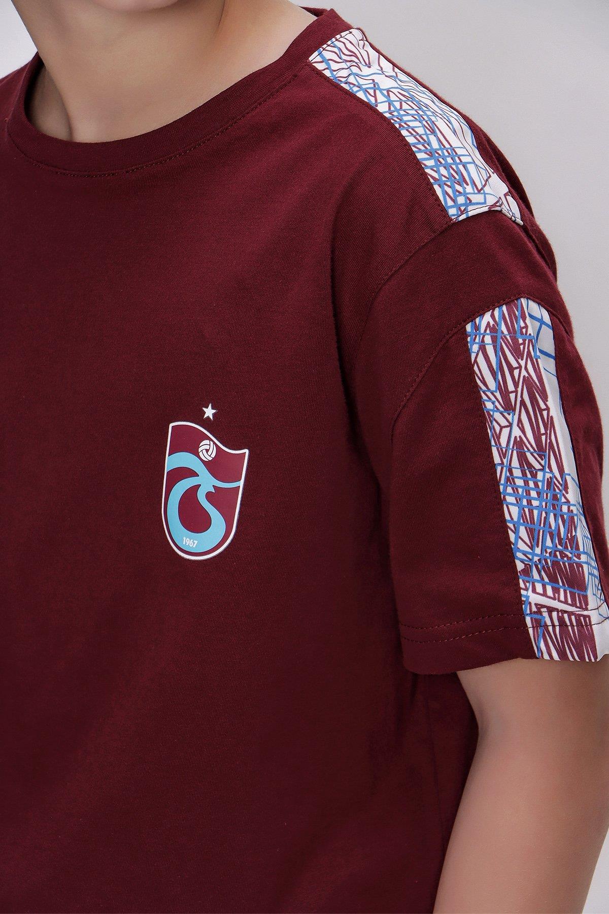 TSHİRT BİSİKLET YAKA OMUZ VE KOL PARÇA DETAYLI