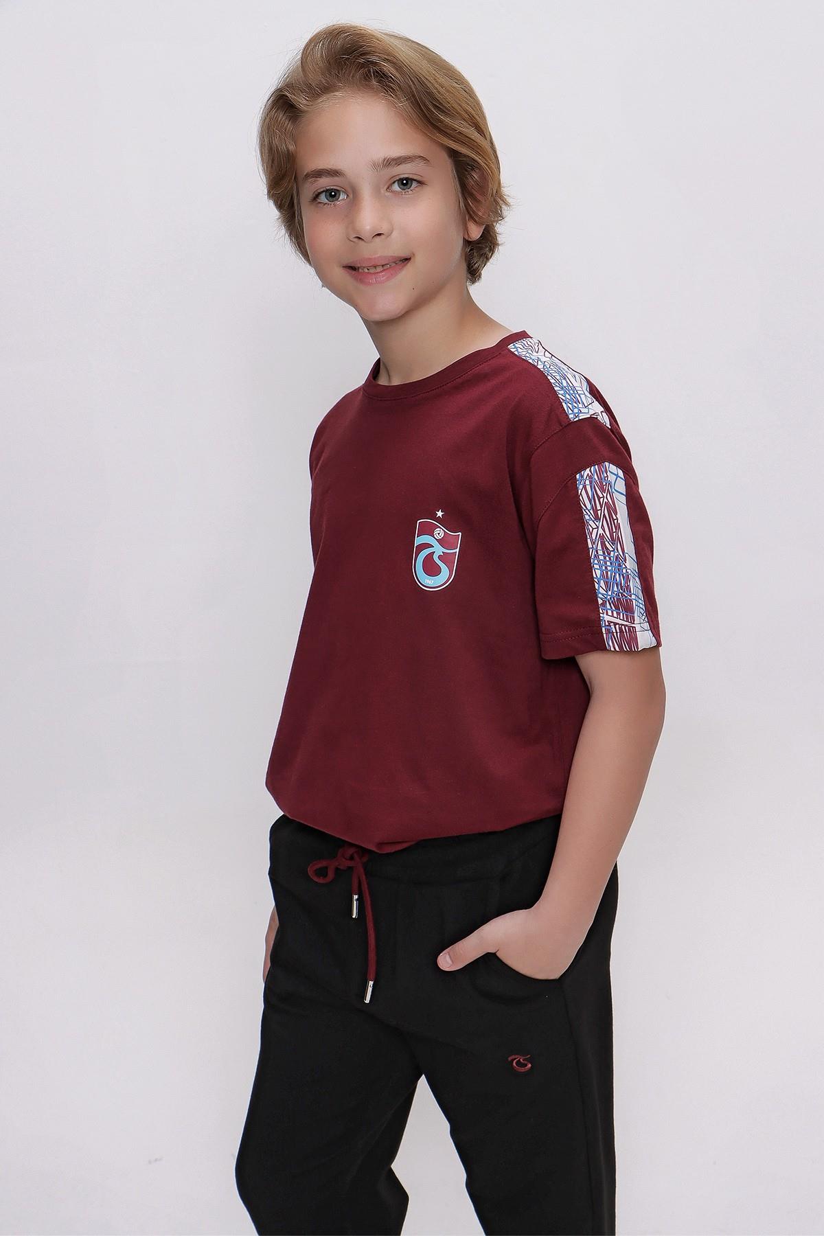 TSHİRT BİSİKLET YAKA OMUZ VE KOL PARÇA DETAYLI