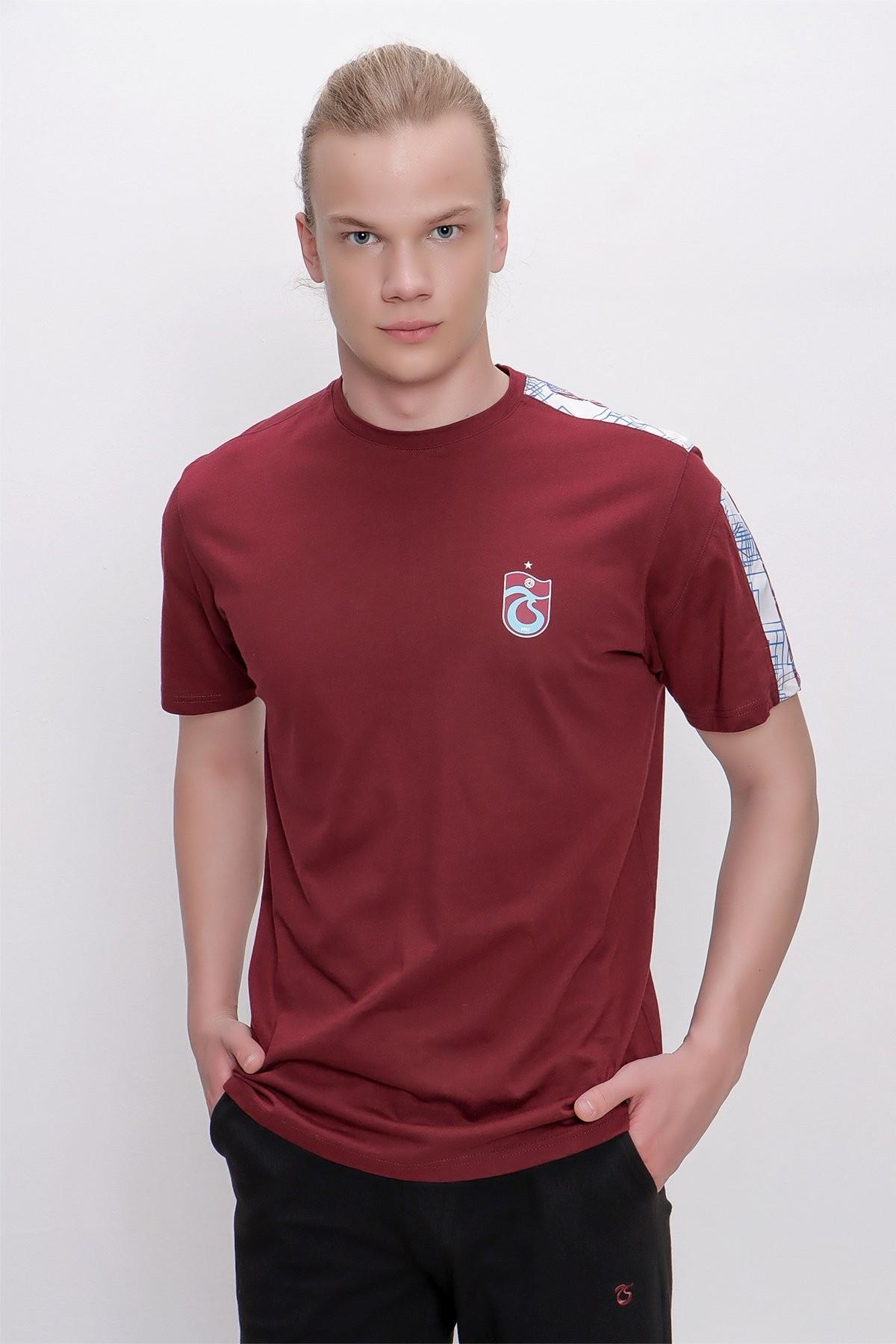 TSHİRT BİSİKLET YAKA OMUZ VE KOL PARÇA DETAYLI