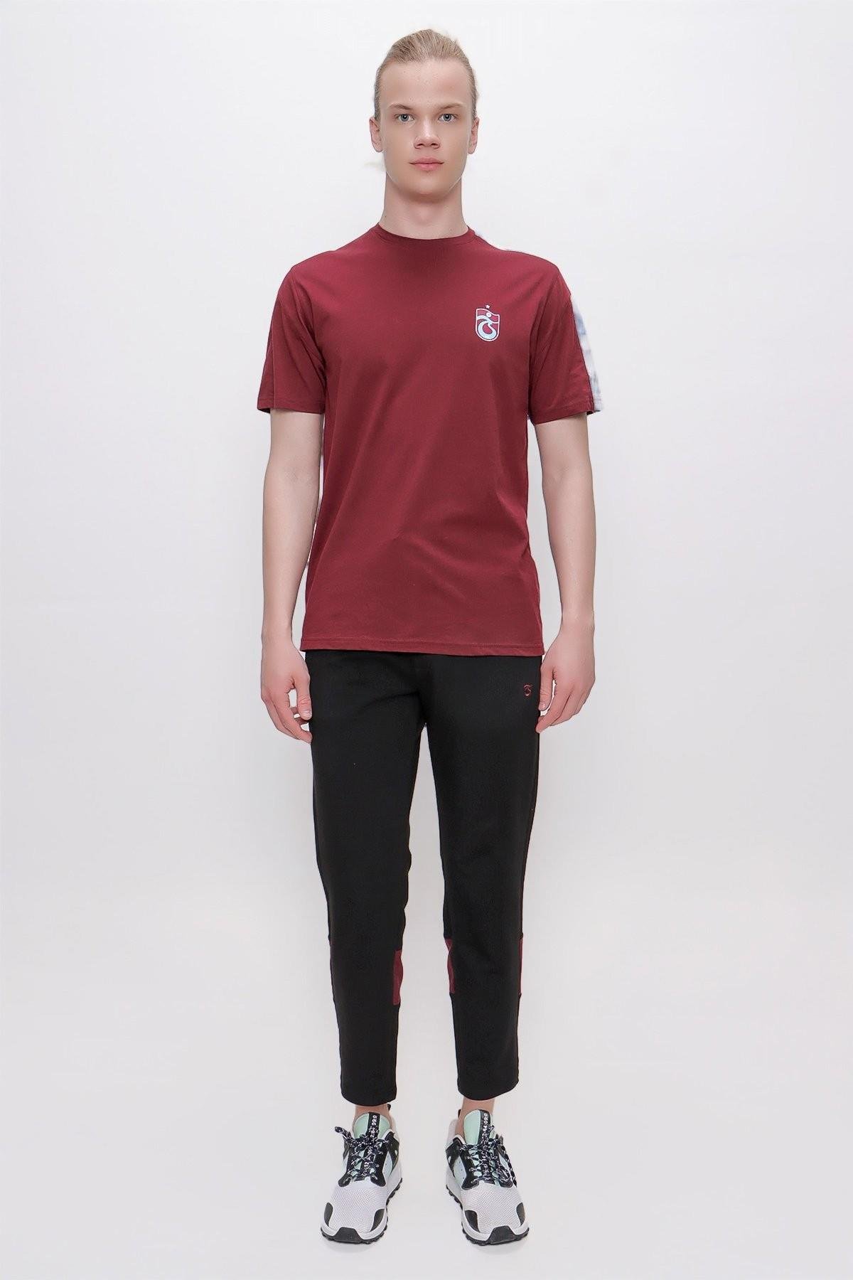 TSHİRT BİSİKLET YAKA OMUZ VE KOL PARÇA DETAYLI