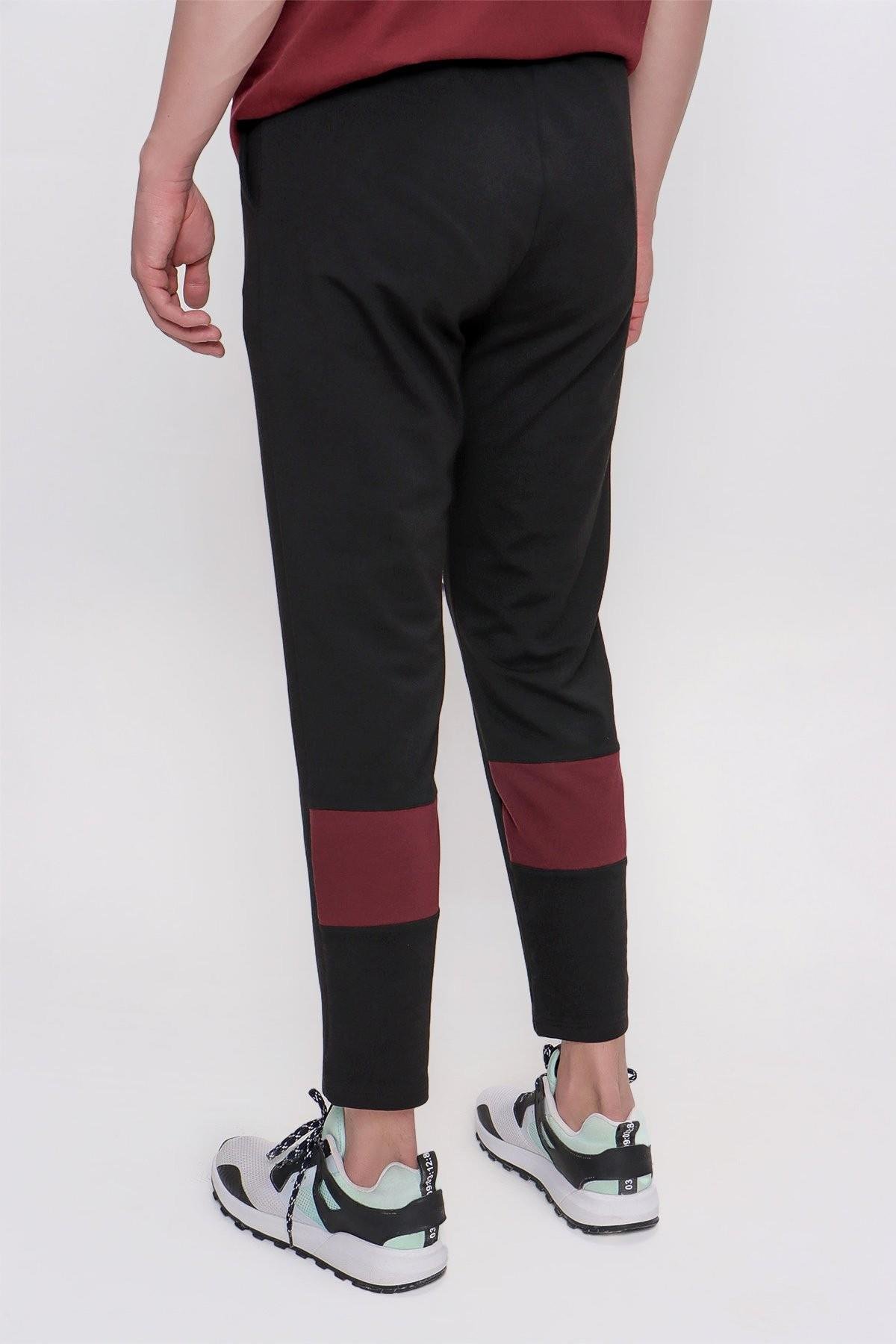 TSHİRT BİSİKLET YAKA OMUZ VE KOL PARÇA DETAYLI