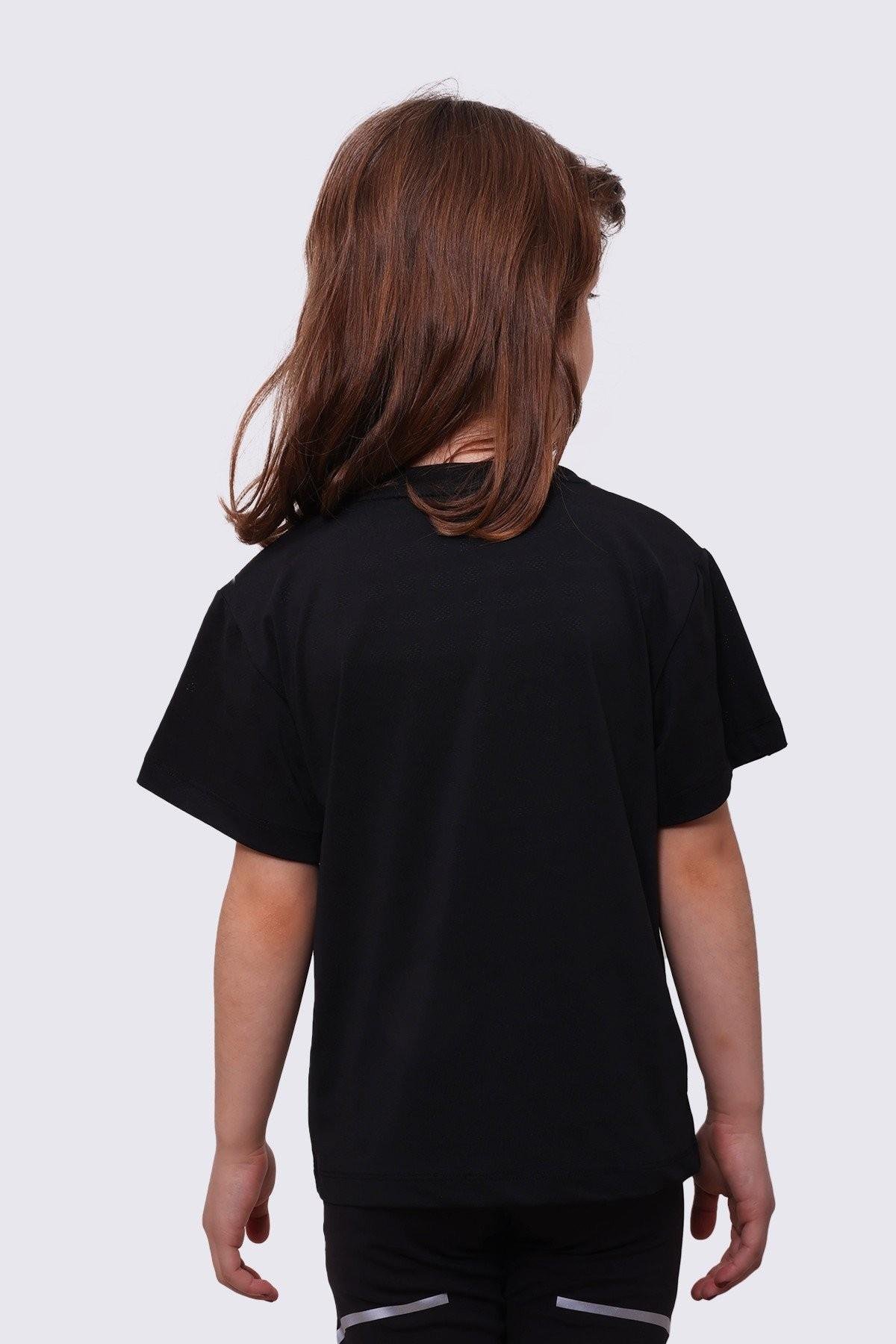 TSHİRT BİSİKLET YAKA ÖNÜ BASKILI