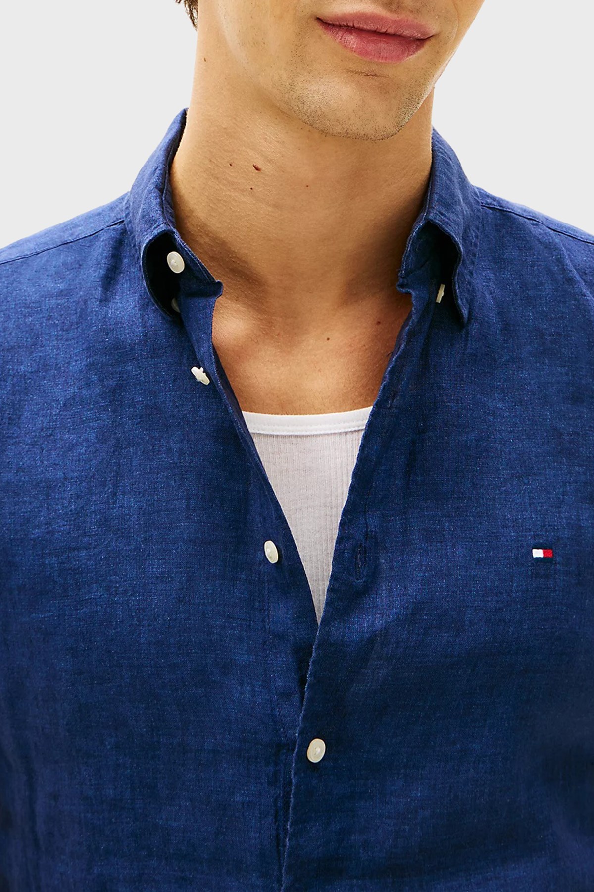 -100-keten-regular-fit-kisa-kollu-goml-aad707.jpg