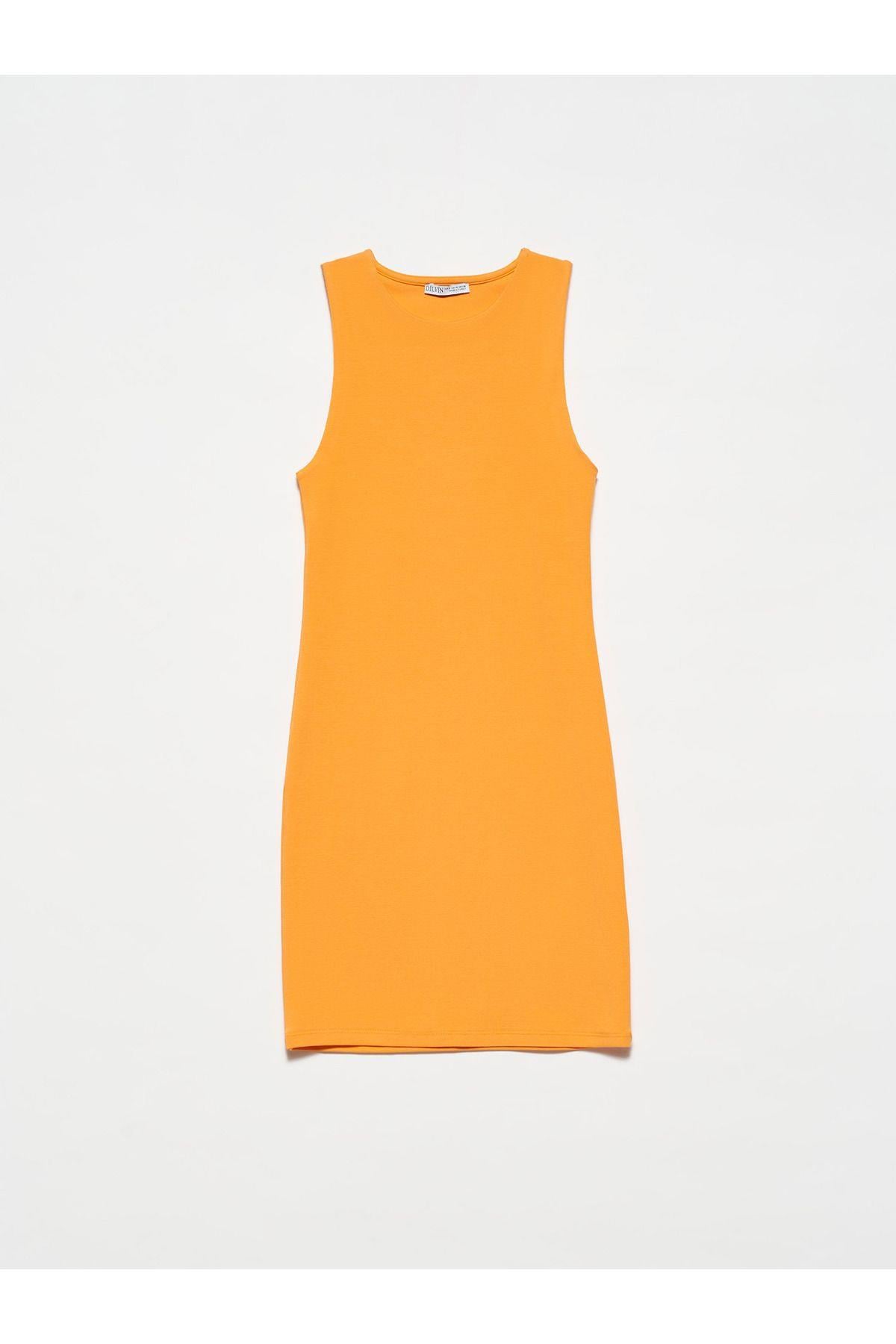 90326-mini-basic-elbise-oranj-b99b-2.jpg