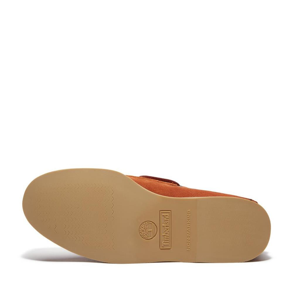 Classic Boat Shoe Turuncu Süet Loafer 