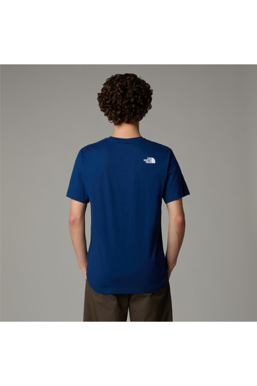 Erkek Never Stop Exploring Mavi T-Shirt