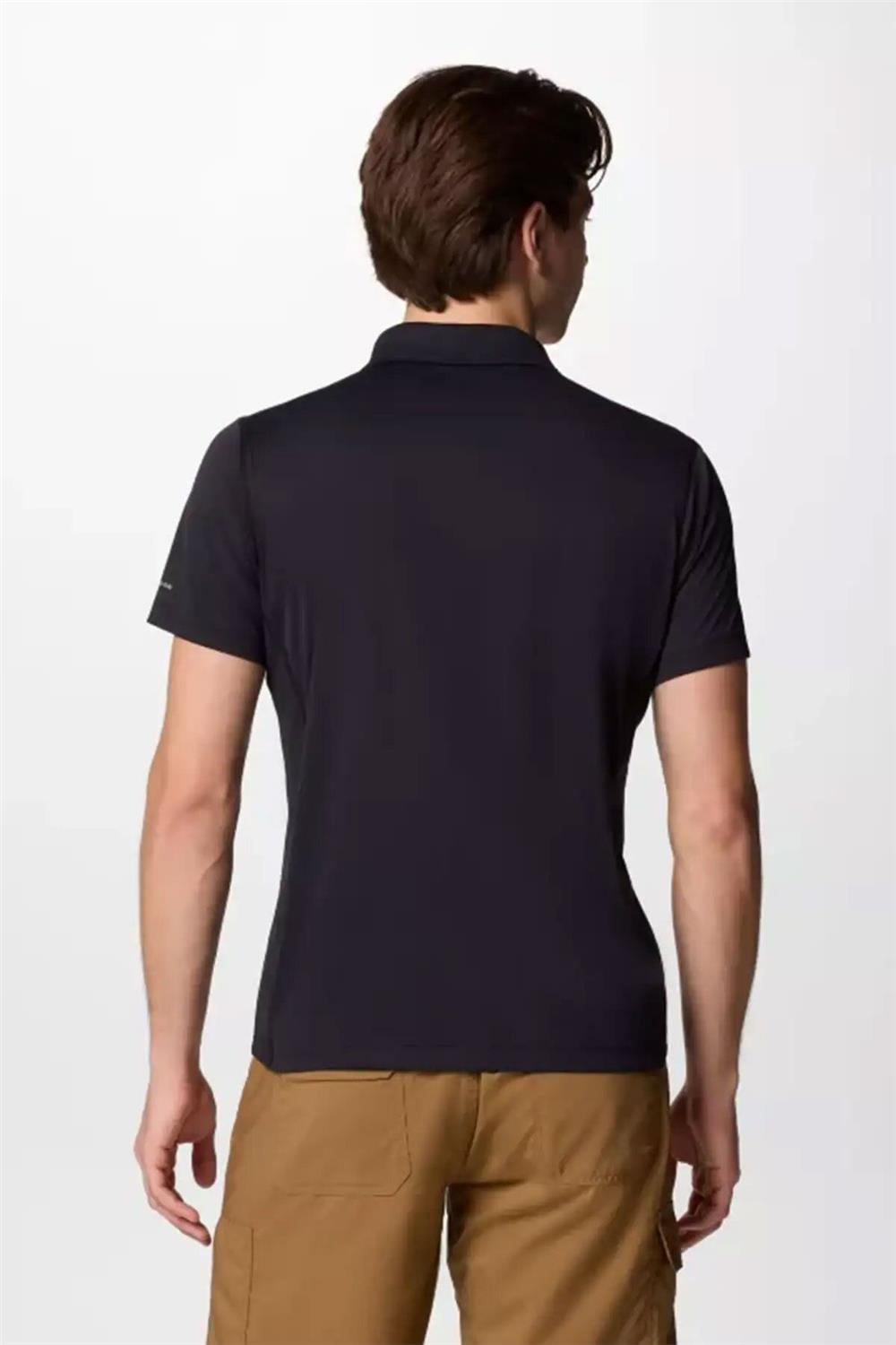 Erkek Zero Rules Light Polo Kısa Kollu T-Shirt - Siyah