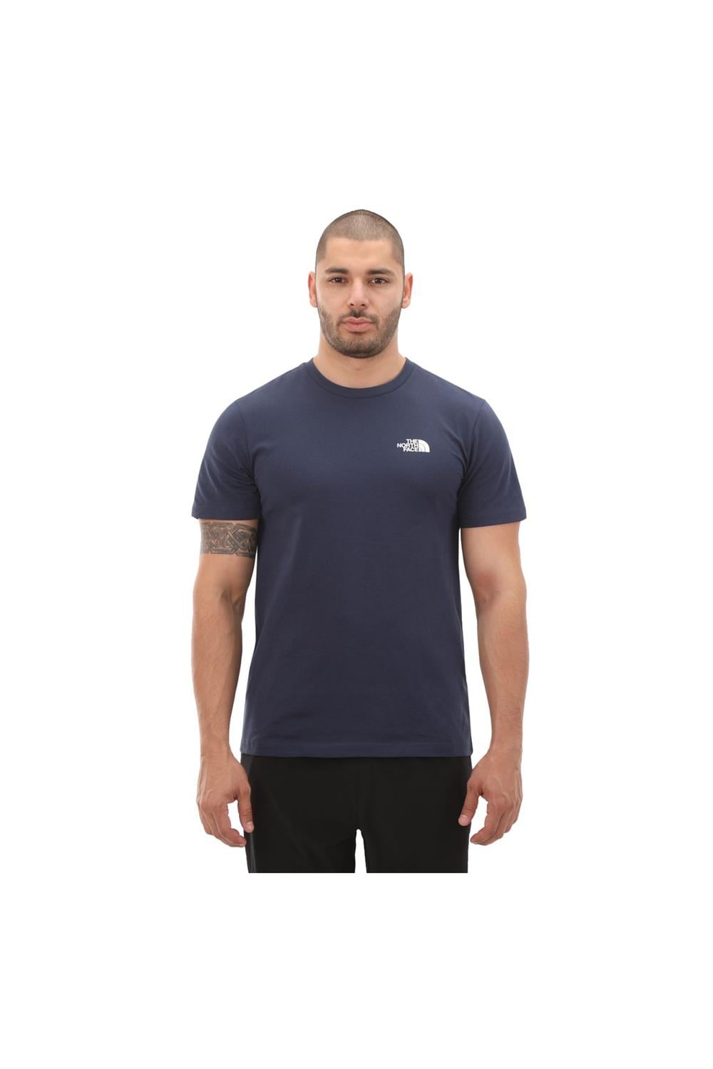 F0a87ng8k21-r M S-s Sımple Dome Tee Erkek T-shirt Lacivert