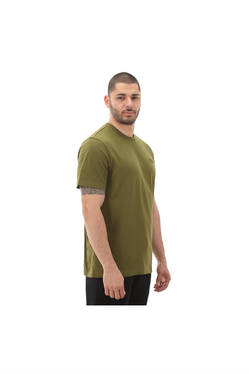 F0a87ngpıb1-r M S-s Sımple Dome Tee Erkek T-shirt Yeşil