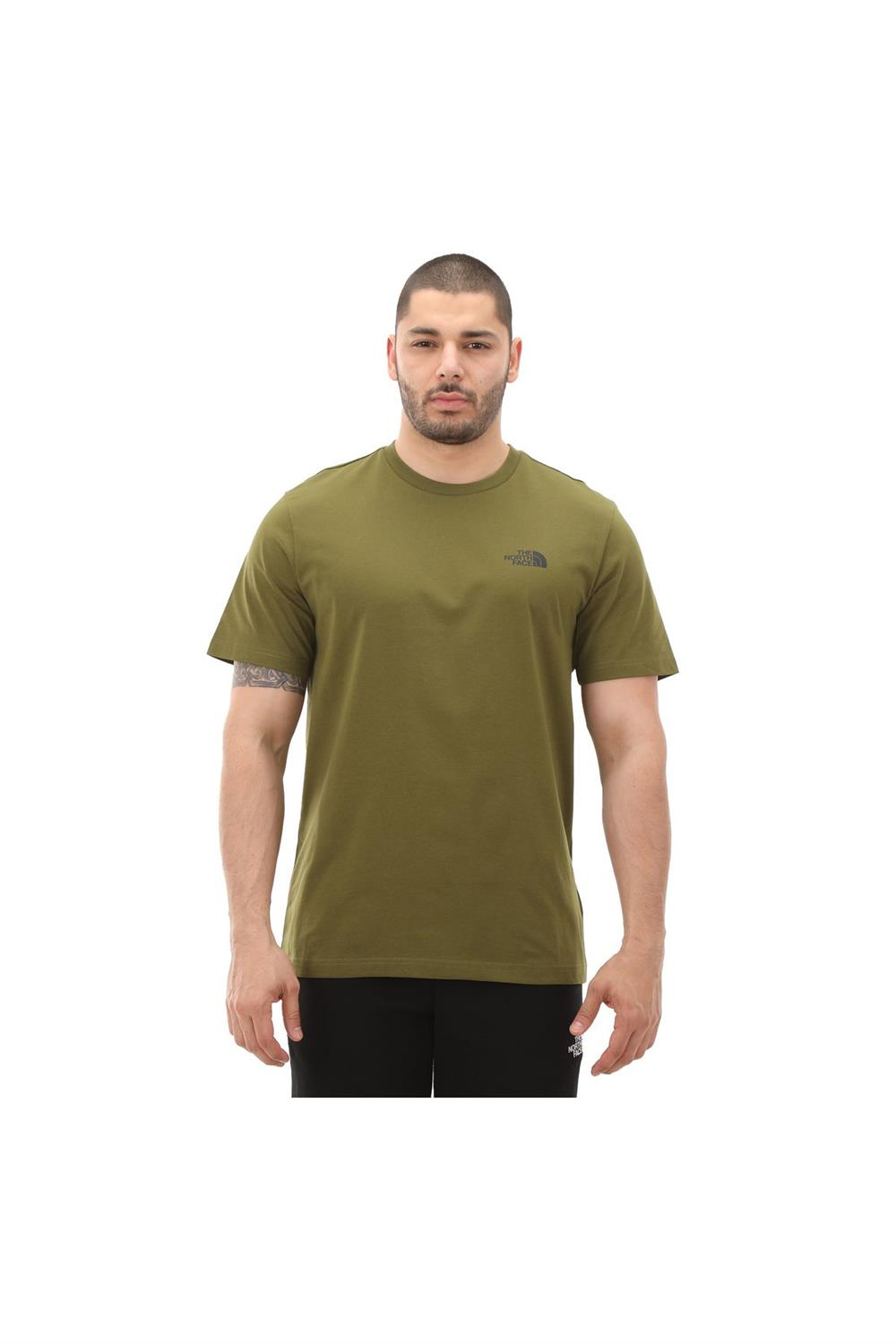 F0a87ngpıb1-r M S-s Sımple Dome Tee Erkek T-shirt Yeşil