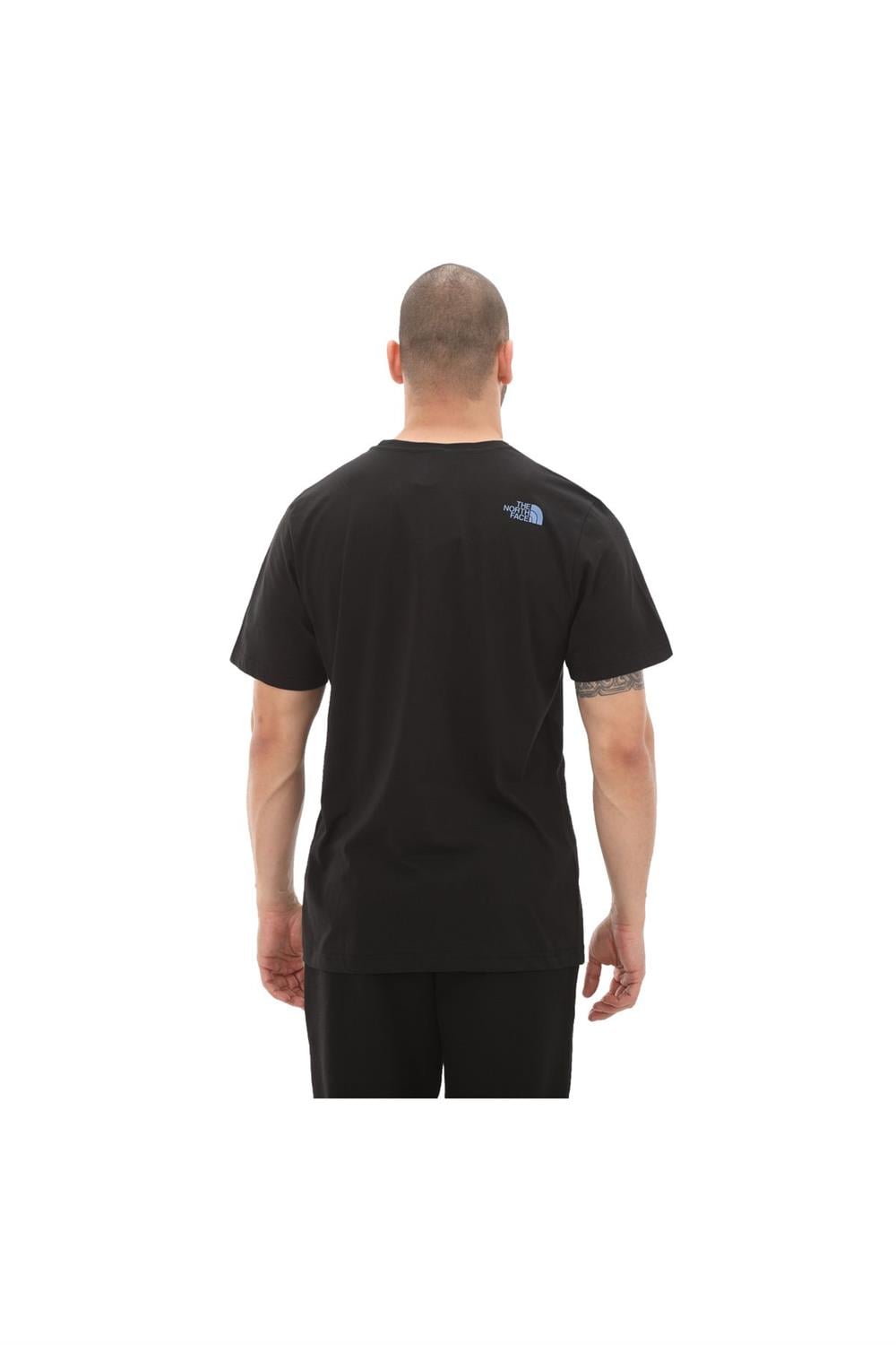 F0a87ntjk31-r M S-s Mountaın Lıne Tee Erkek T-shirt Siyah