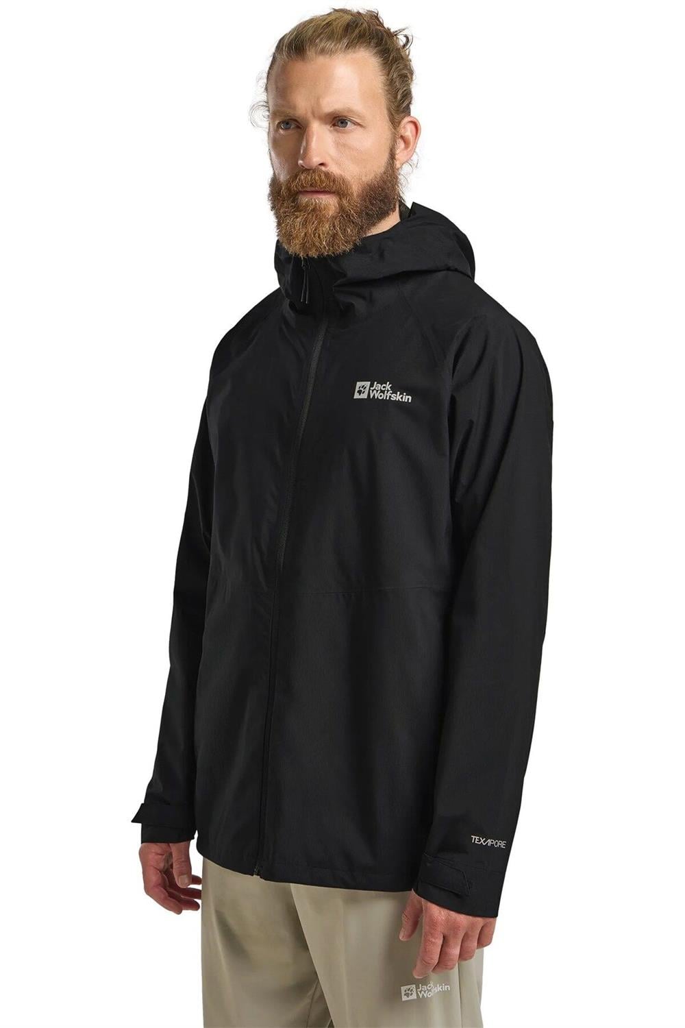 Jack Wolfskın Prelıght Strıde Jkt M Erkek Black Outdoor Ceketi A63775-6000