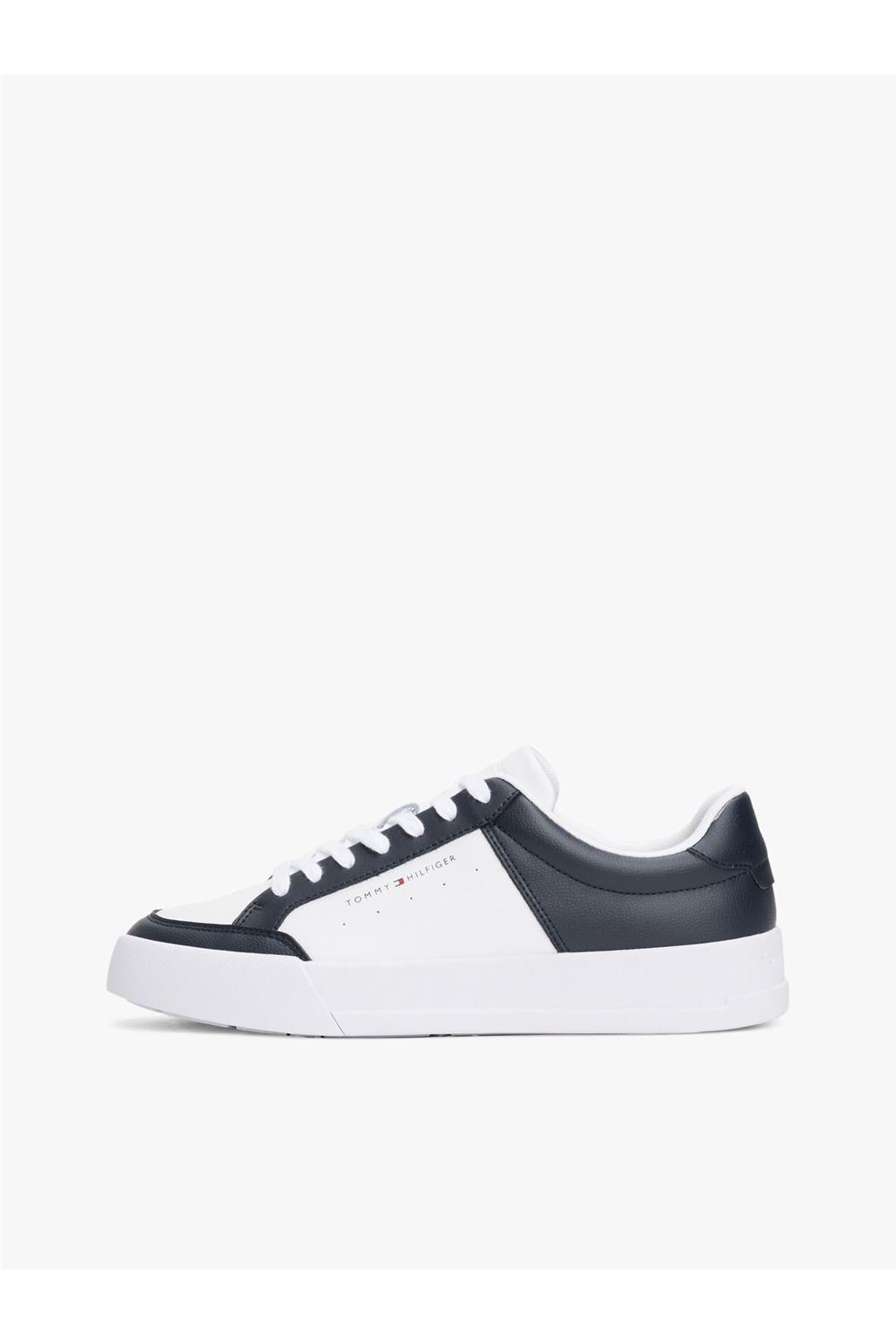 Kontrast Logolu Beyaz Erkek Sneaker