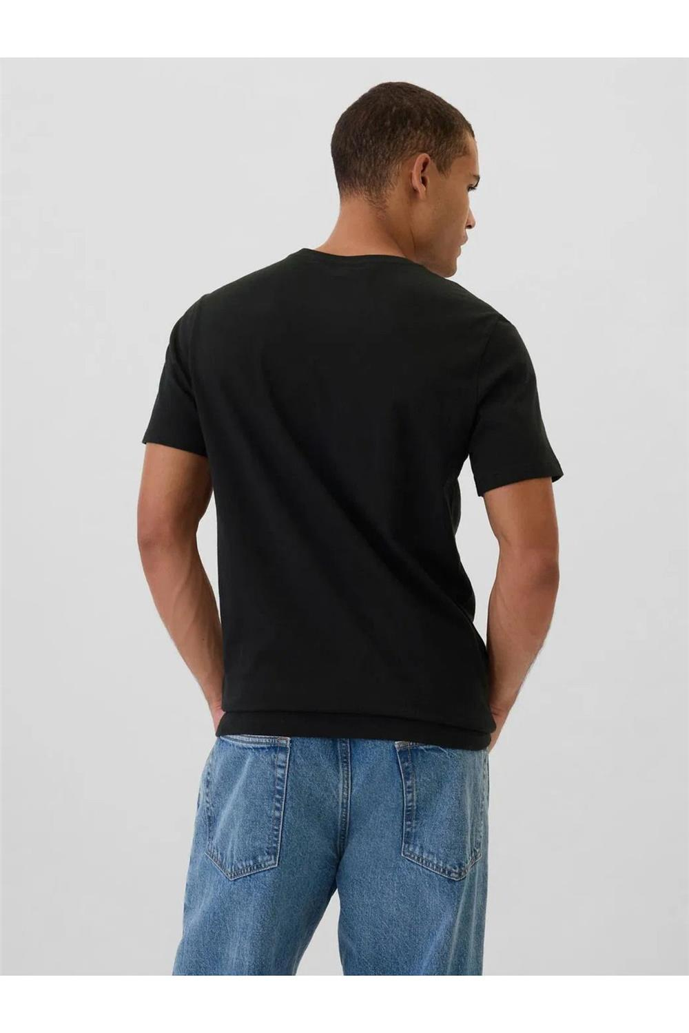 Logo Everyday Soft T-Shirt Siyah