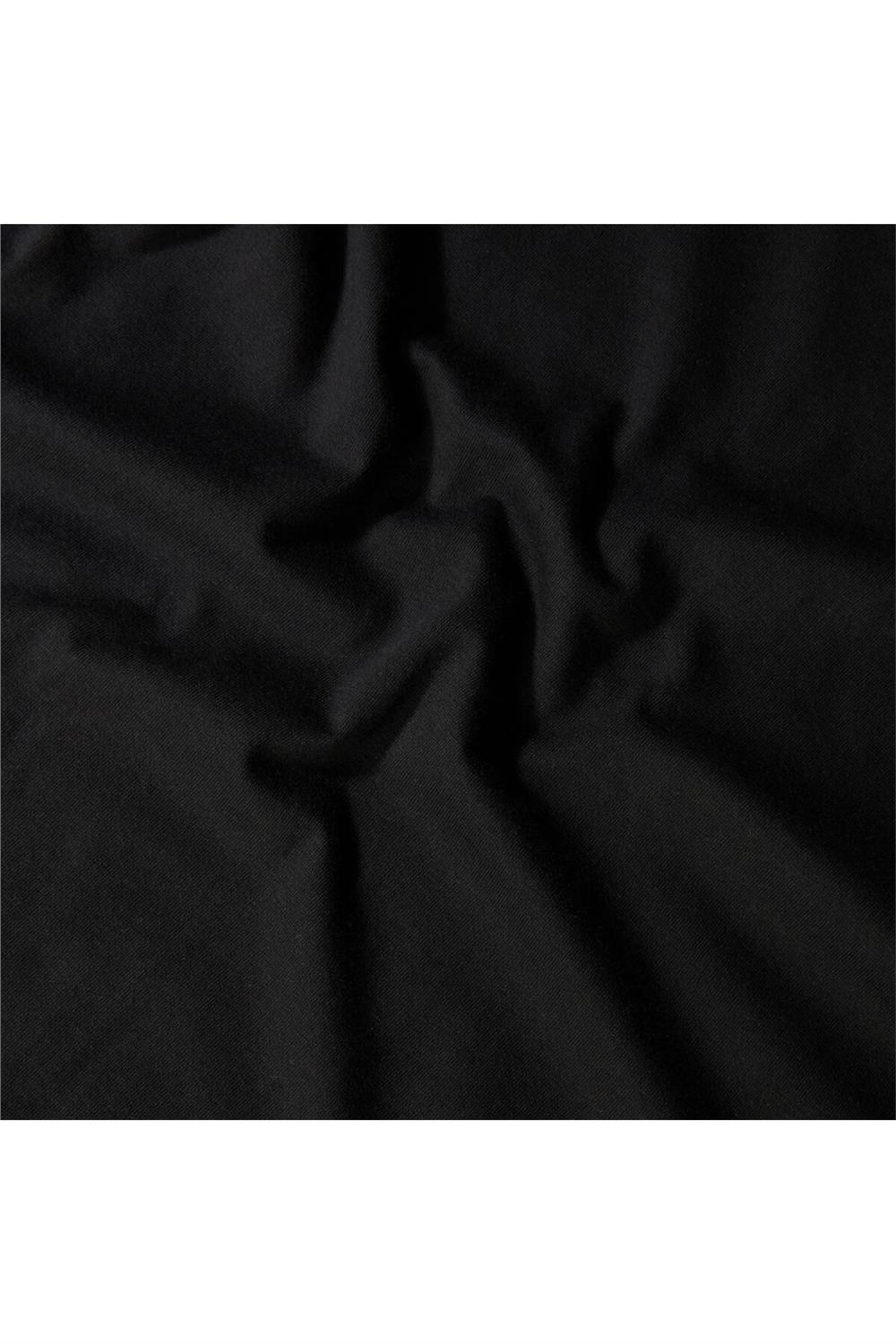 M S/S SIMPLE DOME TEE Black