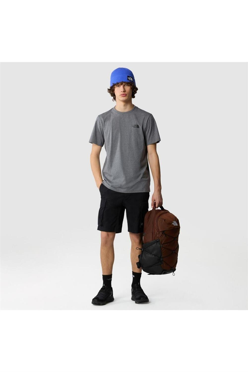 M S/S SIMPLE DOME TEE GREY