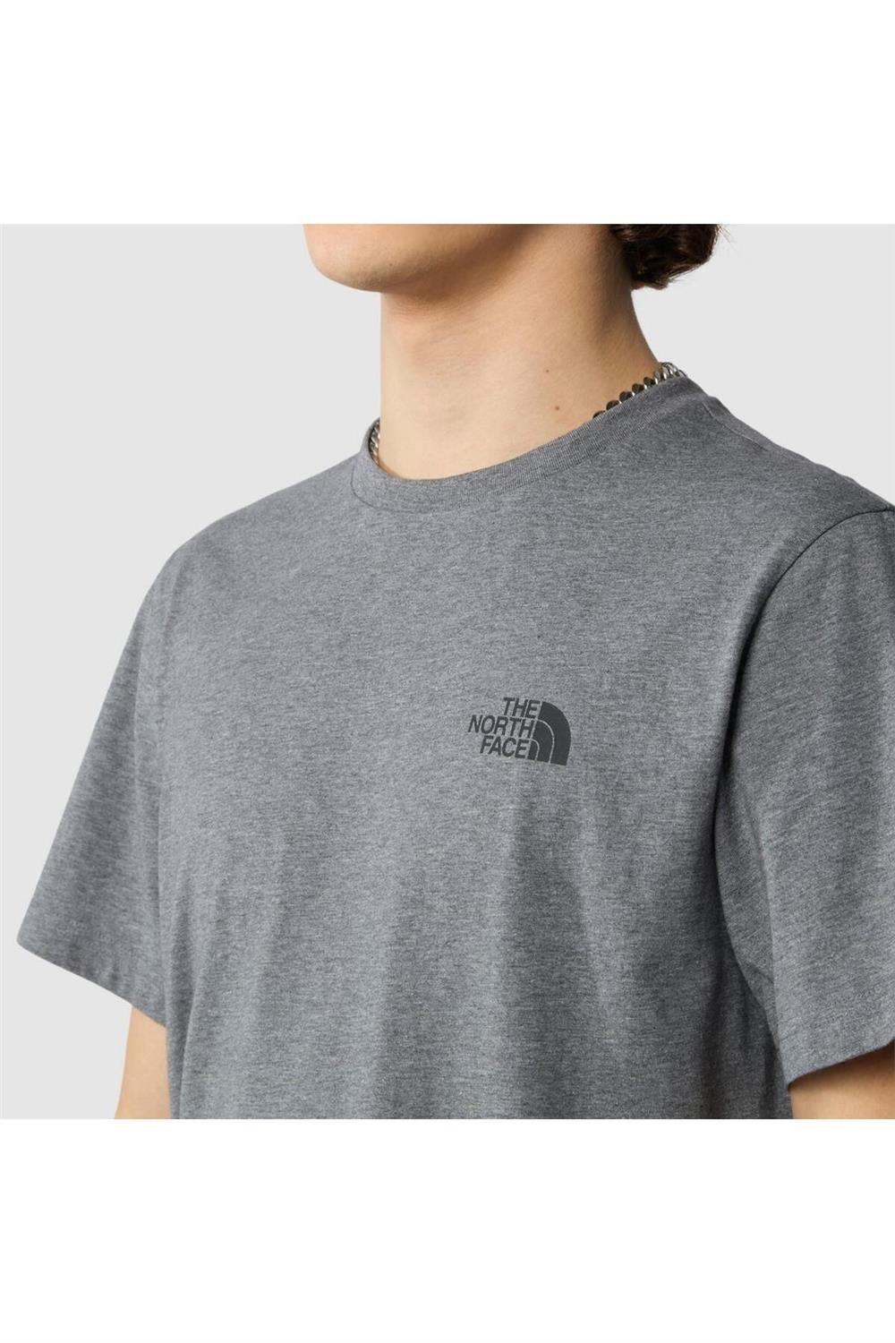 M S/S SIMPLE DOME TEE GREY