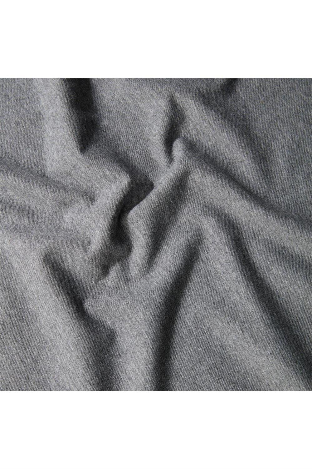 M S/S SIMPLE DOME TEE GREY