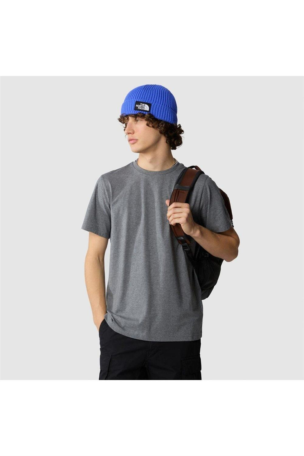 M S/S SIMPLE DOME TEE GREY