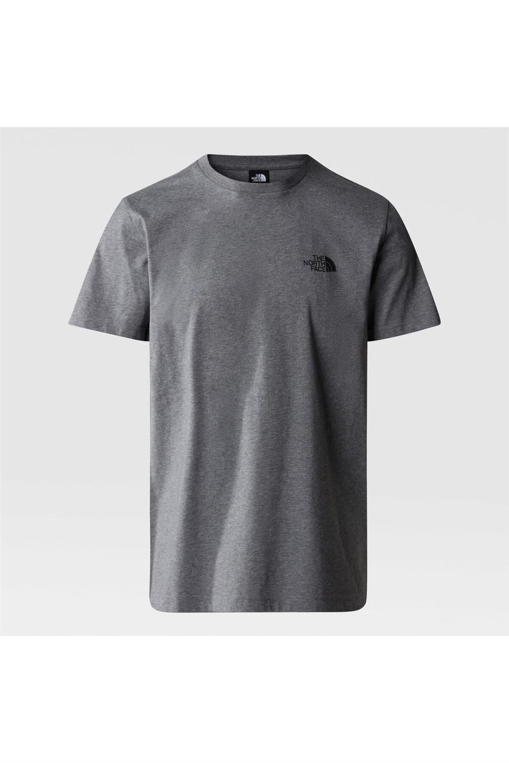 M S/S SIMPLE DOME TEE GREY
