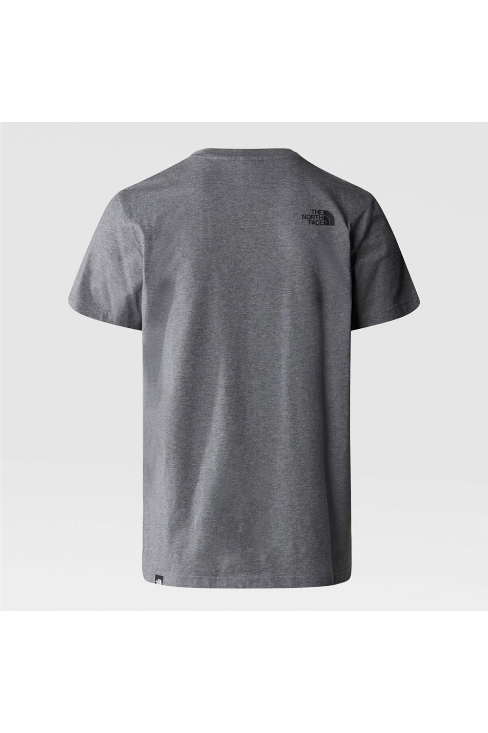 M S/S SIMPLE DOME TEE GREY