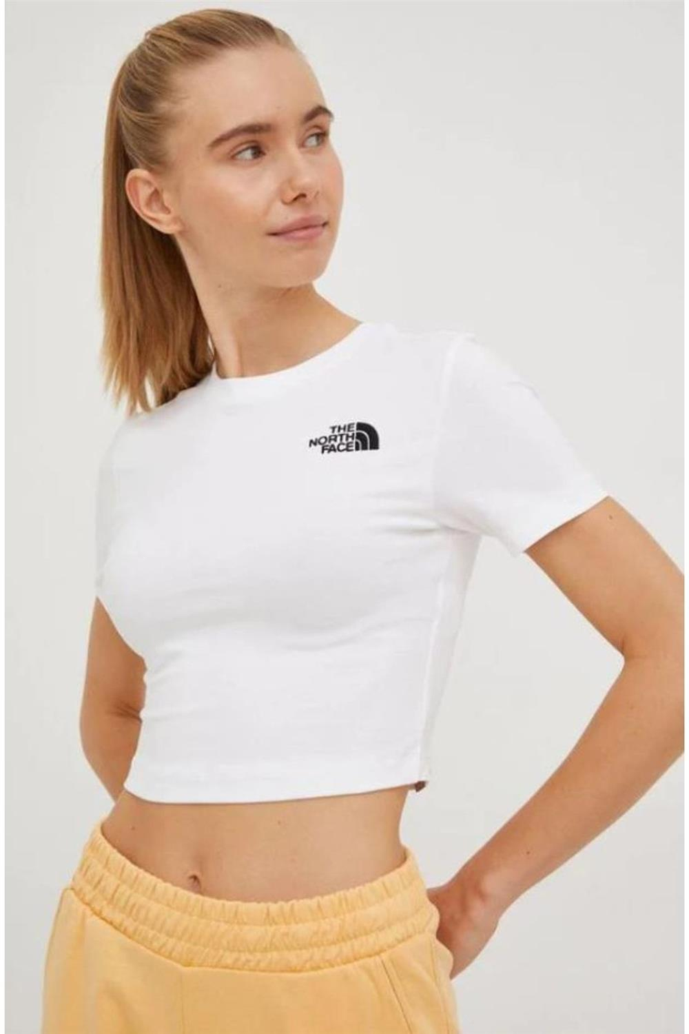 W Crop S/s Tee Nf0a55aofn41