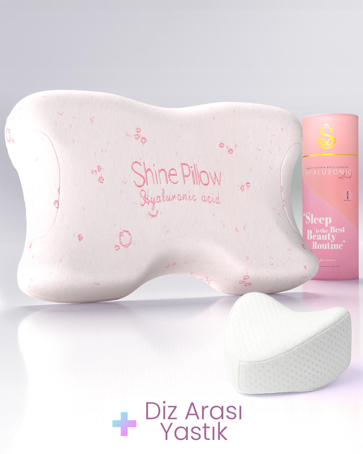 Kırışıklık Önleyici Ortopedik Güzellik Yastığı + Ortopedik Diz & Bacak Arası Destek Yastığı Seti