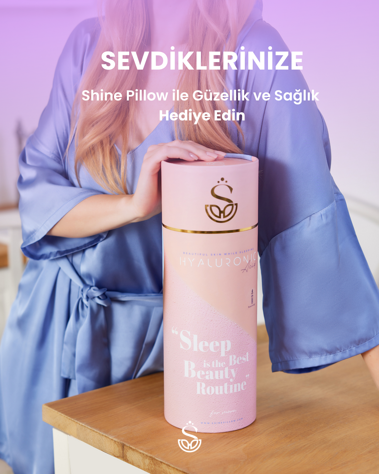 Kırışıklık Önleyici Ortopedik Güzellik Yastığı + Yedek Kılıf (Hylauronik Asit içerikli)