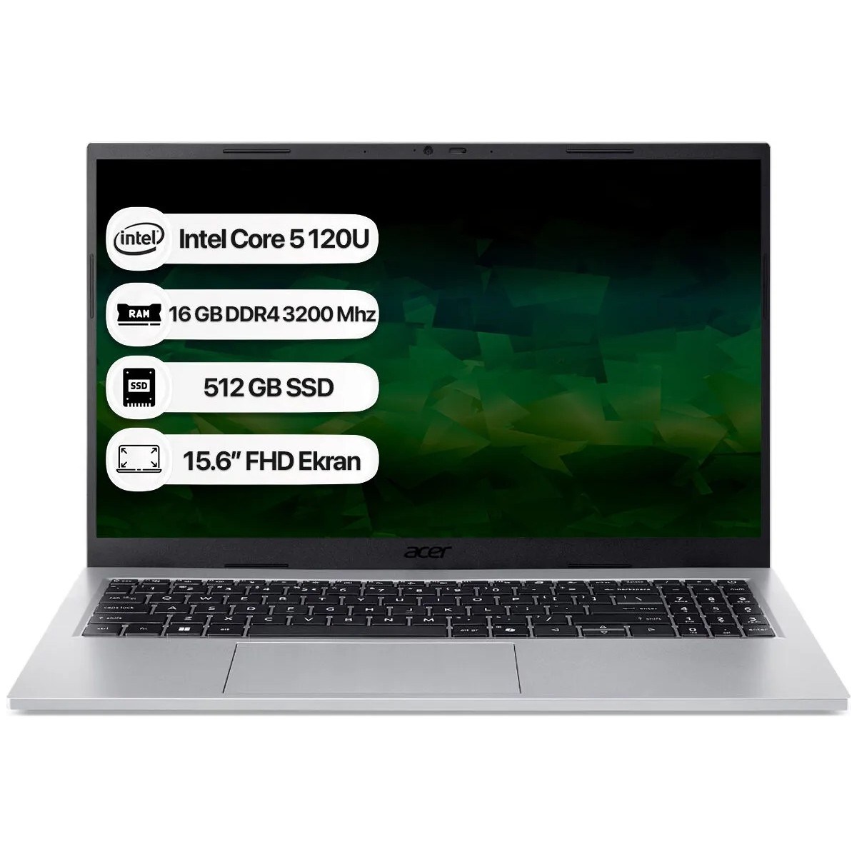 Aspire Go NX.JRREY.001 Intel Core 5 120U 16GB 512GB W11H 15.6