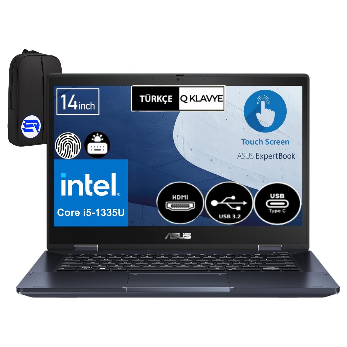Asus Expertbook B3 Flip B3402FVA-I58512S0DEP12 İ5-1335U 16GB 1tb SSD 14