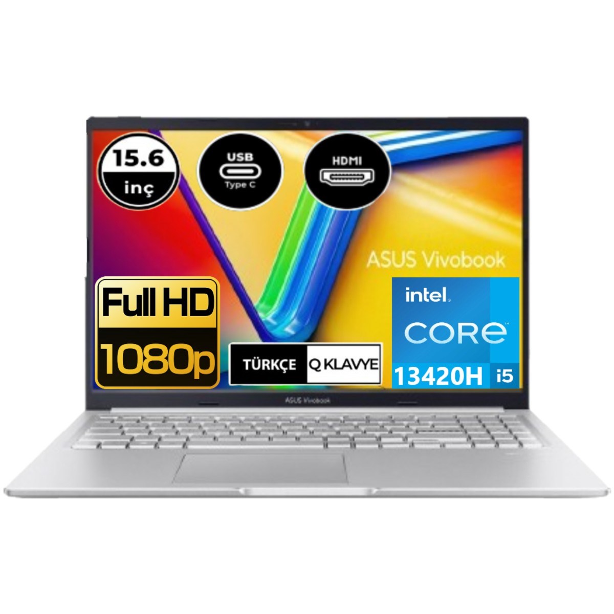 Asus Vivobook 15 X1502VA-NJ734-EP6 Intel Core I5 13420H 8 GB Ram 256 GB SSD 15.6