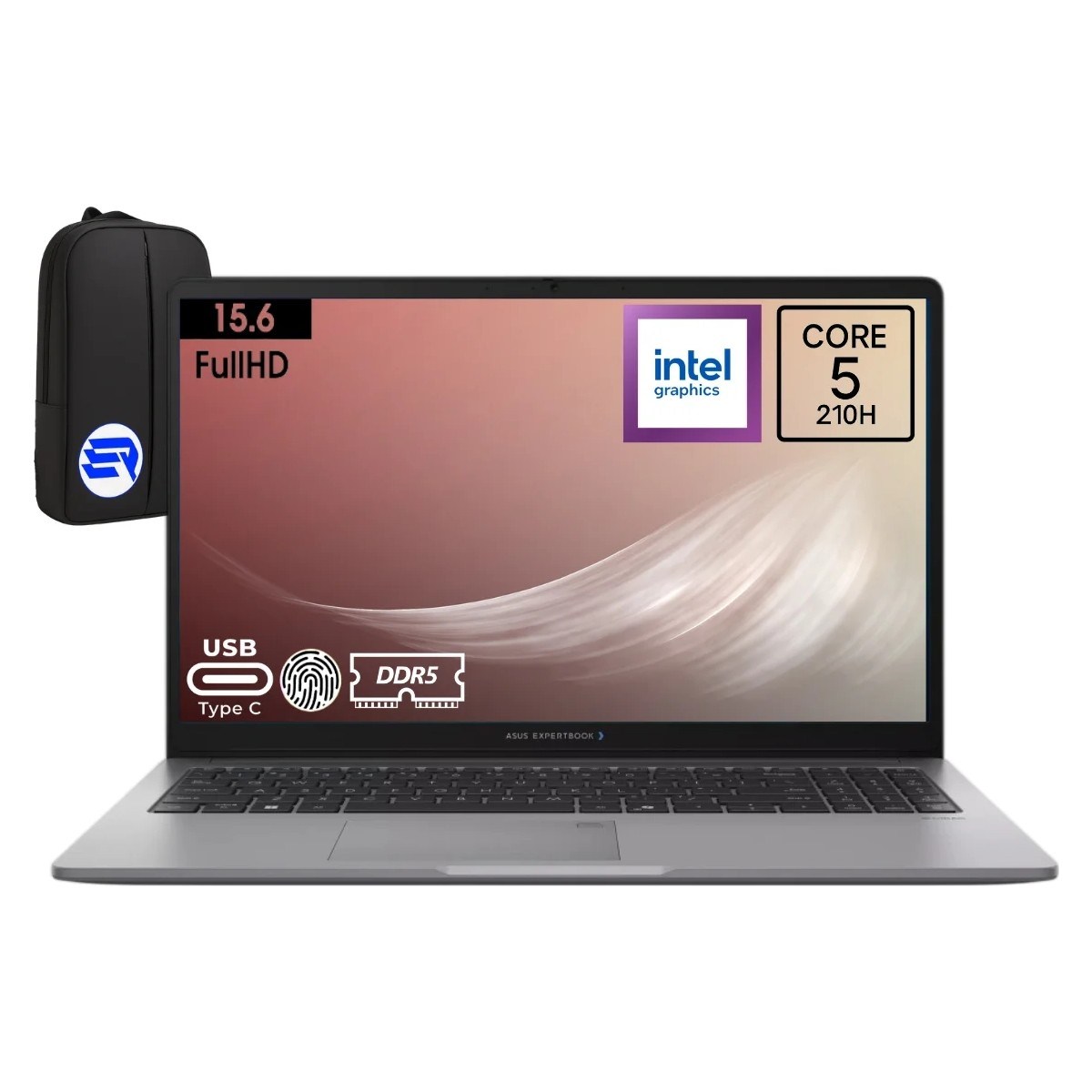Expertbook P1 P1503CVA-C516512G0D Core 5 210H 32GB 1tb SSD 15.6'' Fhd WIN11 Pro + Elektropasaj Çanta