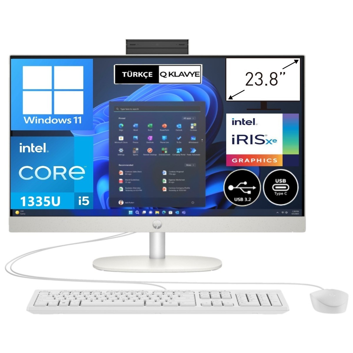 Hp Proone 240 G10 Intel Core I5-1335U 23.8