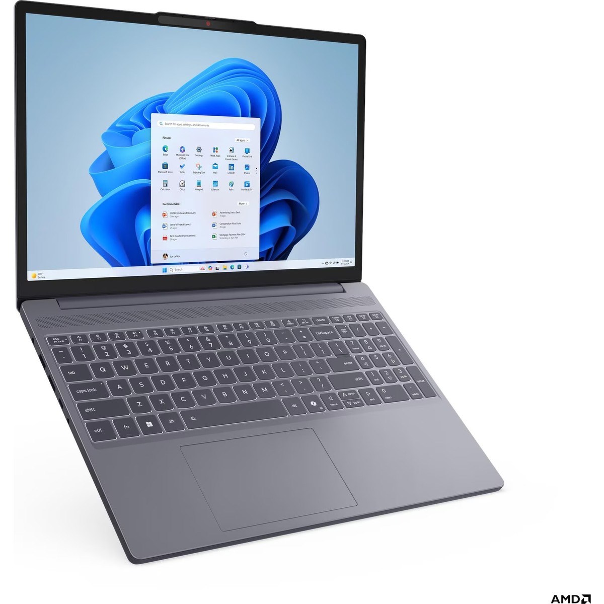 Ideapad Slim 3 Amd Ryzen 7-170 8gb Ram 1tb SSD Windows 11 Pro 15.3