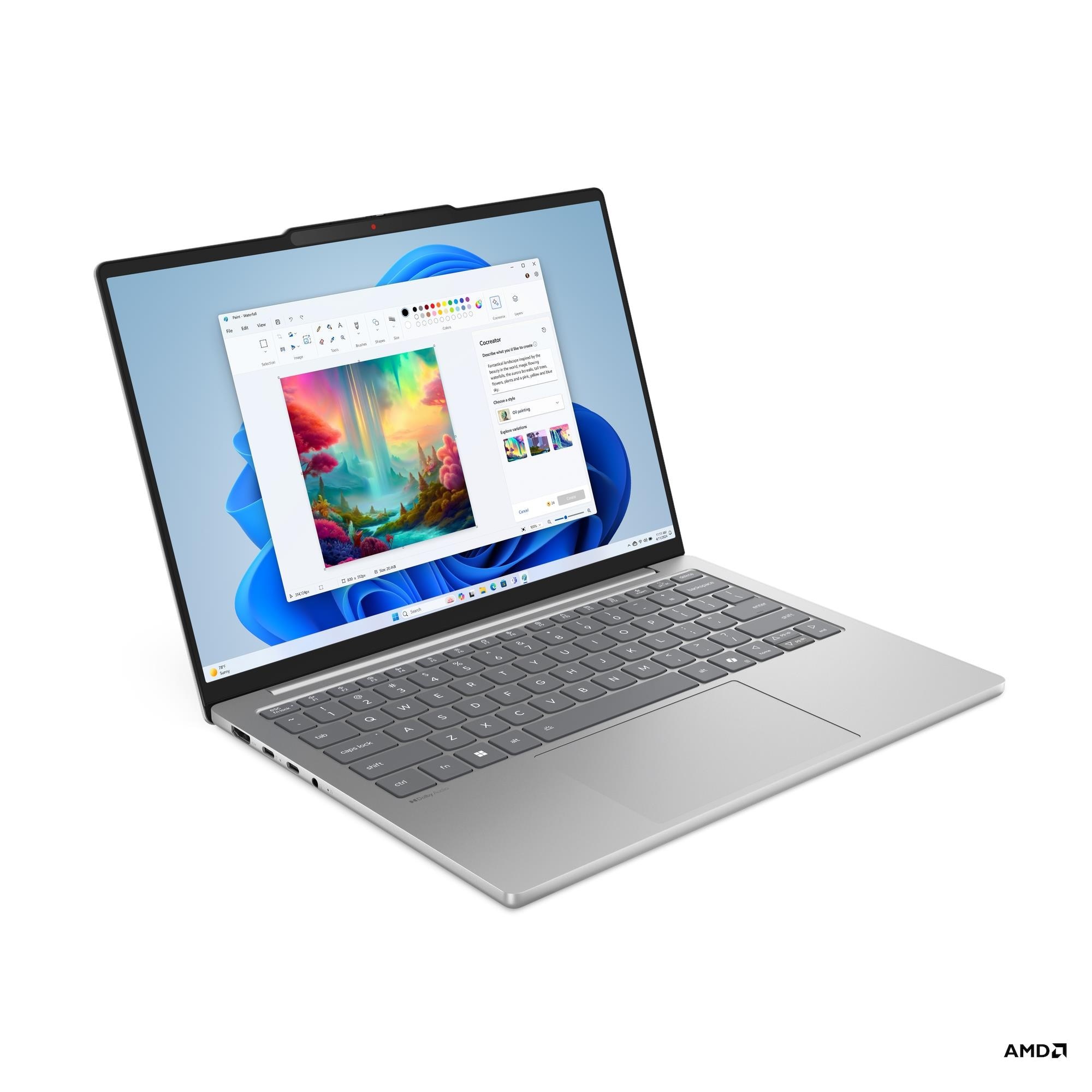 Lenovo IdeaPad Slim 5 13ARP10 83J2004STREP1 R7-7735HS 16GBRAM 512GBSSD 13.3'' WUXGA Win11 Pro + ElektroPasaj Çanta