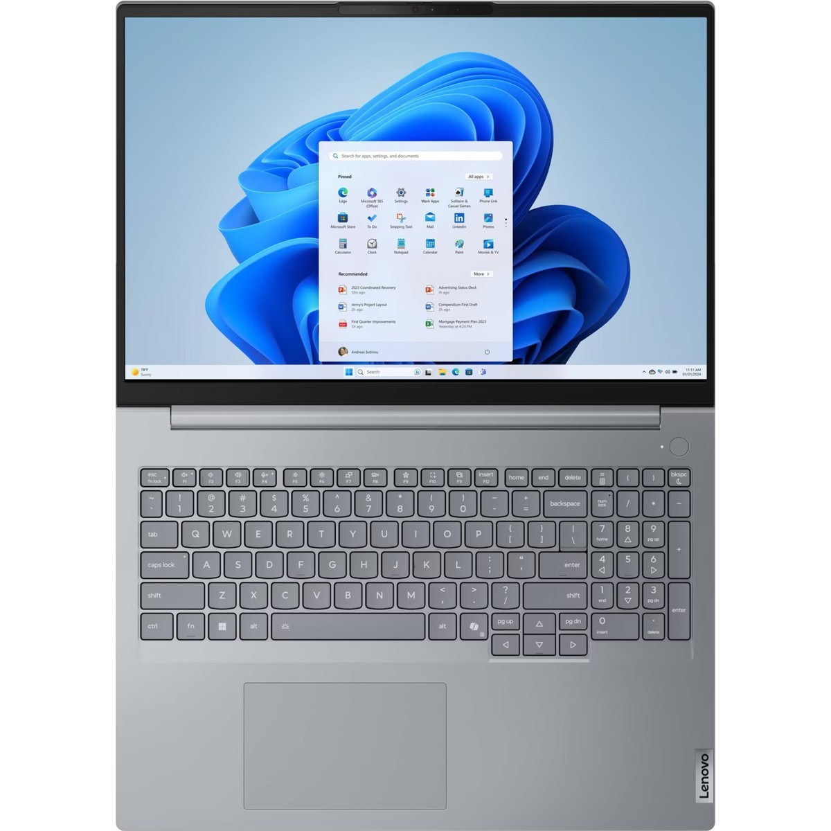 Lenovo Thinkbook 16 G8 Irl Intel Core 7-240H 24GB 1tb SSD 16