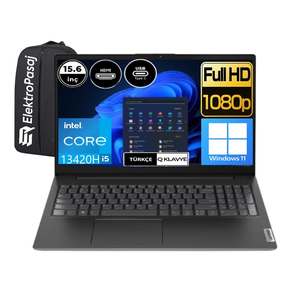 Lenovo V15 G4 Intel Core I5 13420H 24 GB Ram 2 Tb SSD 15.6